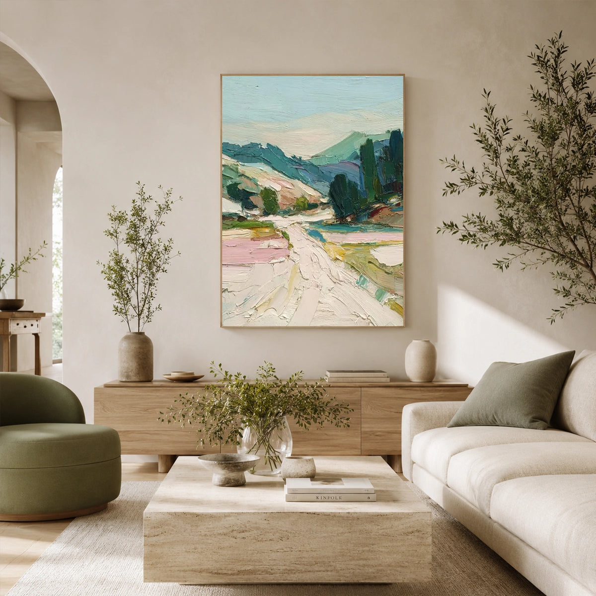 Flower & Tree Abstract Wall Art #ML294