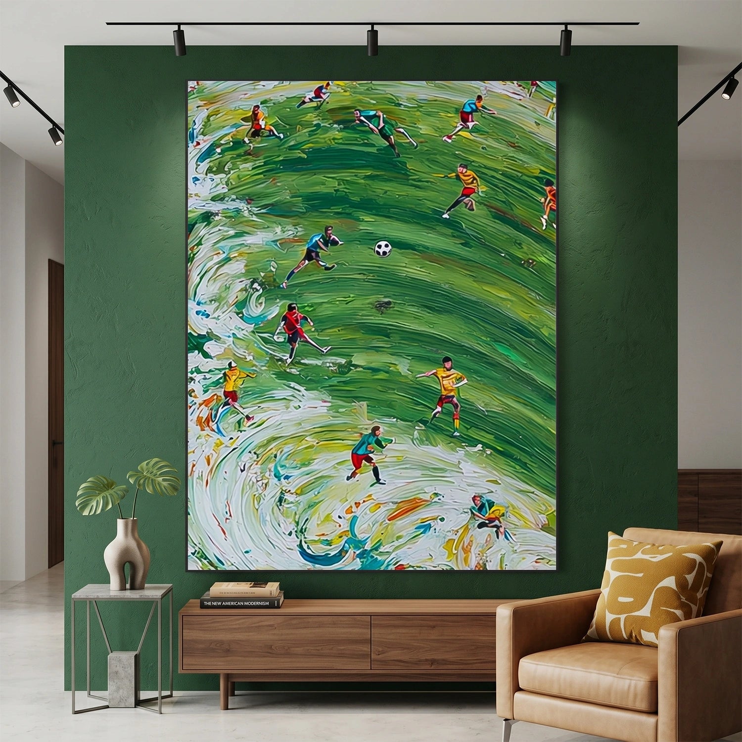 Football Sport Textured Wall Art #SA095