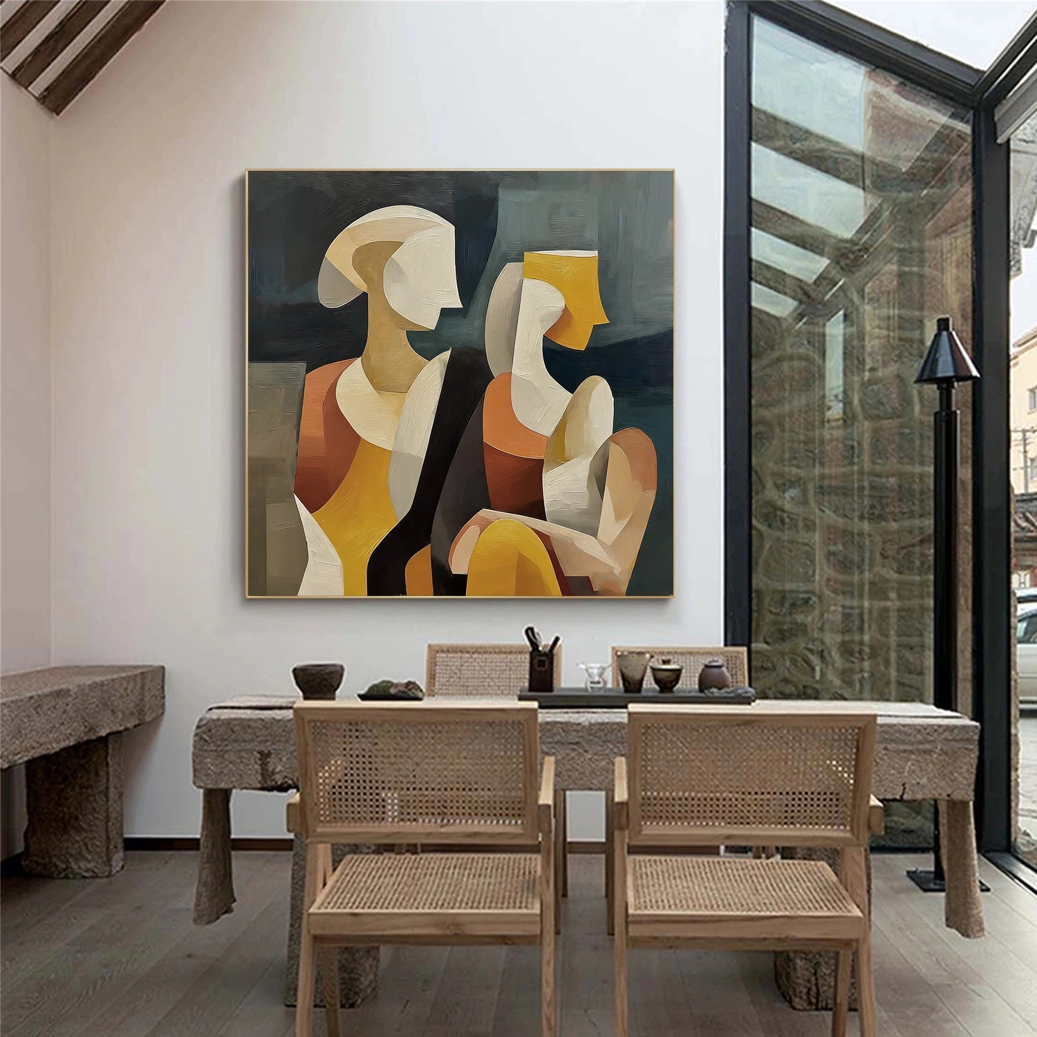 Abstract Portrait Wall Art #AP080