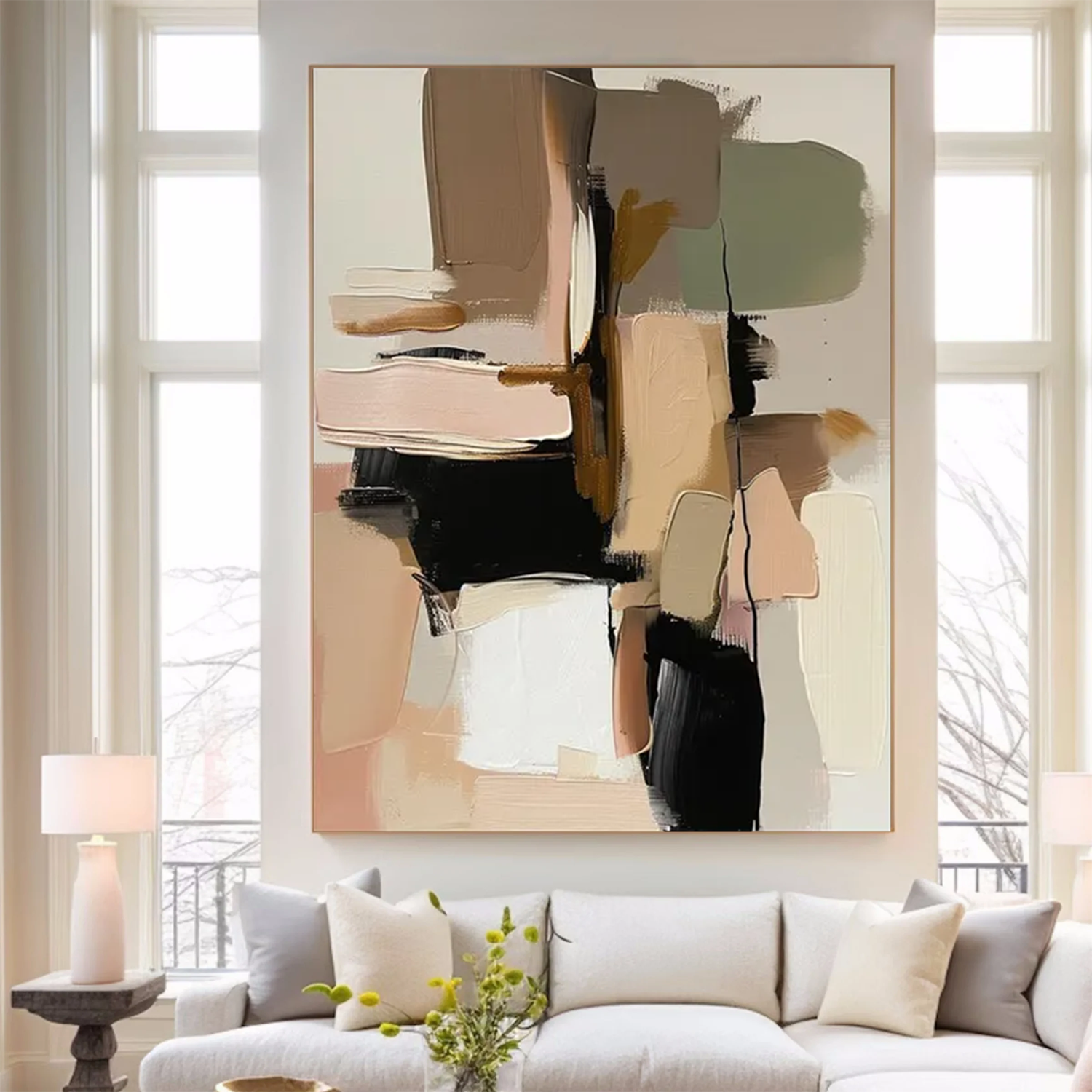 Abstract Canvas Art #WS659