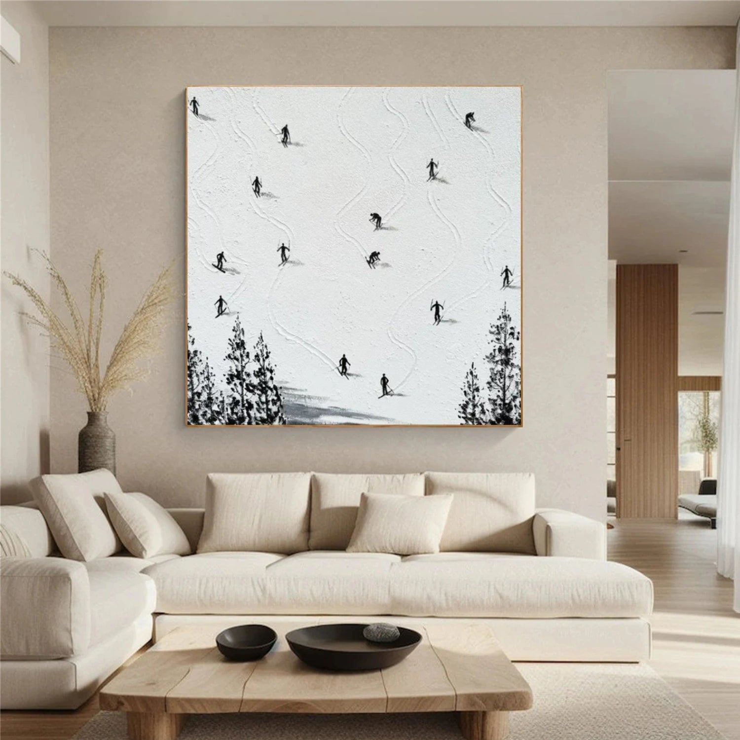 Skiing Sport Wall Art #SA060
