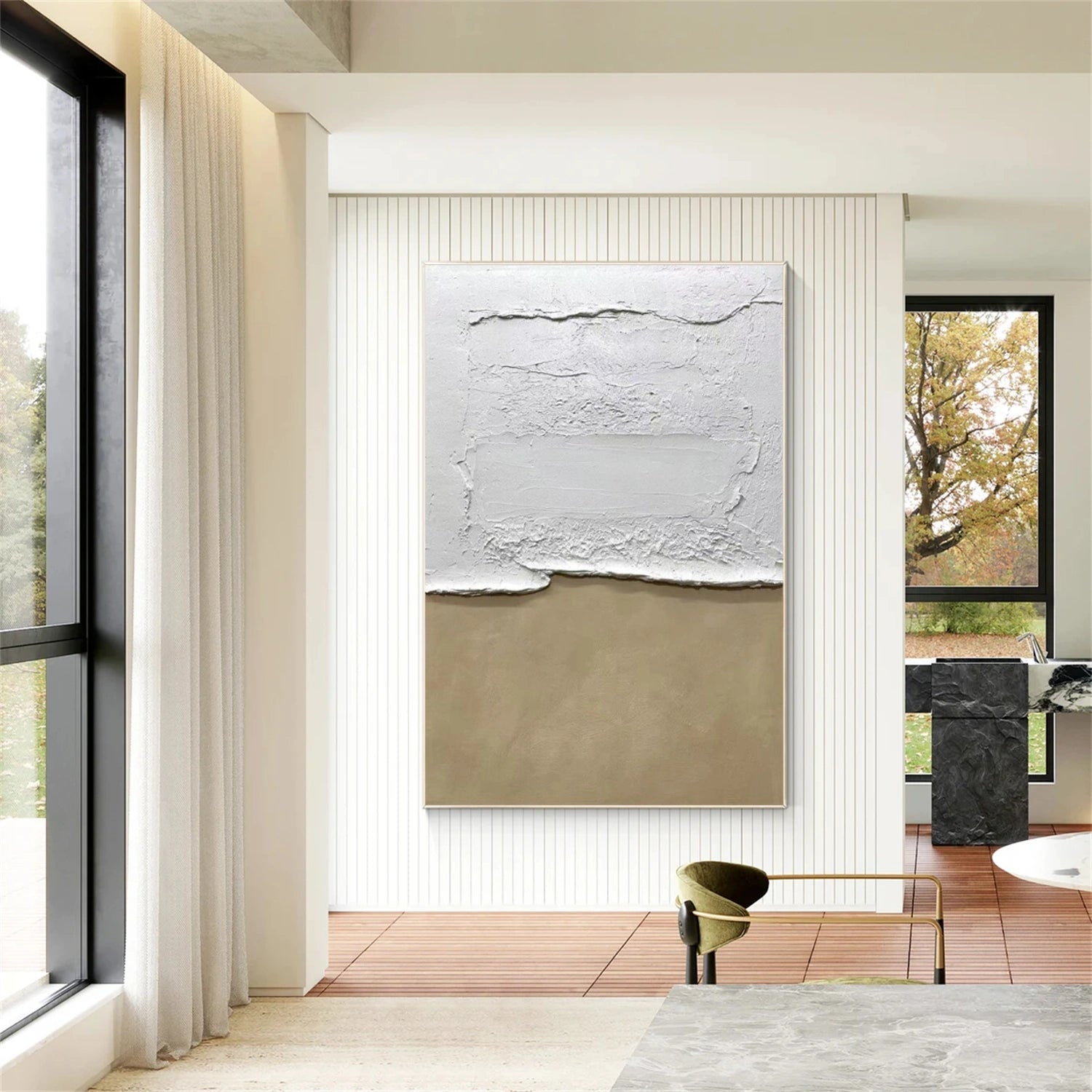 Minimalist Textured Canvas Art #MM365