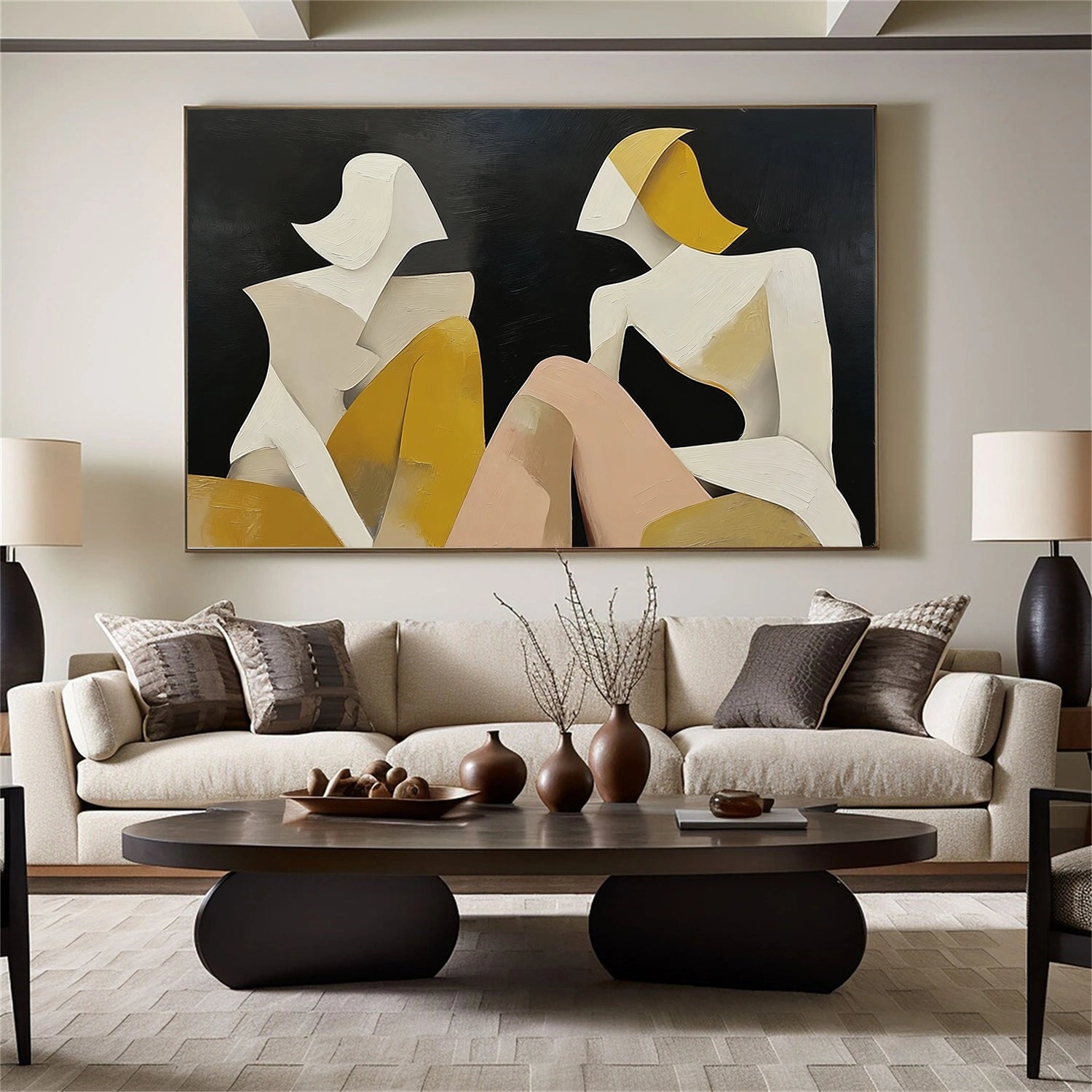 Abstract Portrait Wall Art #AP078