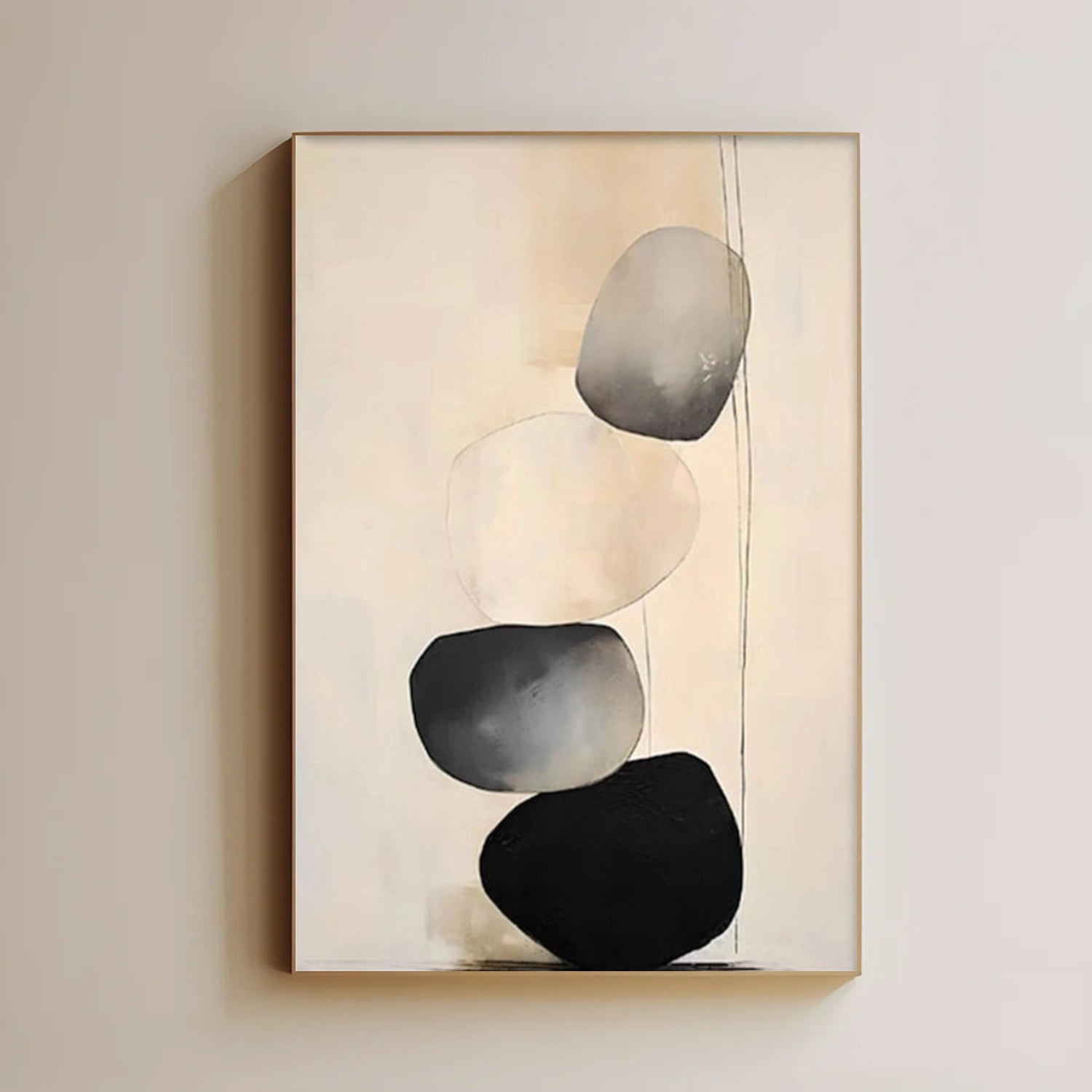 Wabi Sabi Textured Canvas Art #WS972