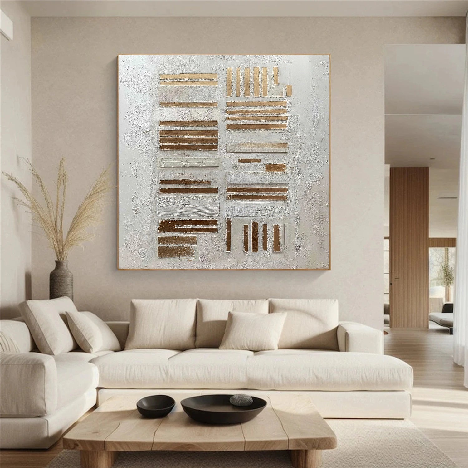 Wabi Sabi Textured Canvas Art #WS932