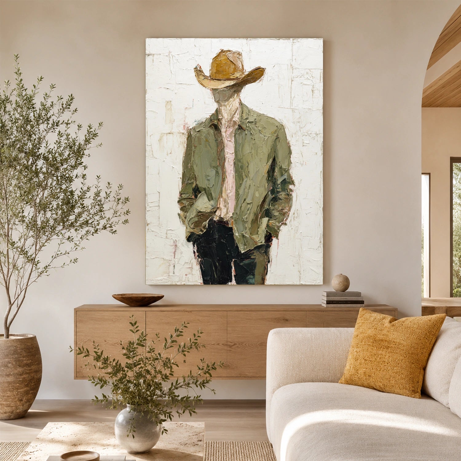Western Cowboy Art #VA129