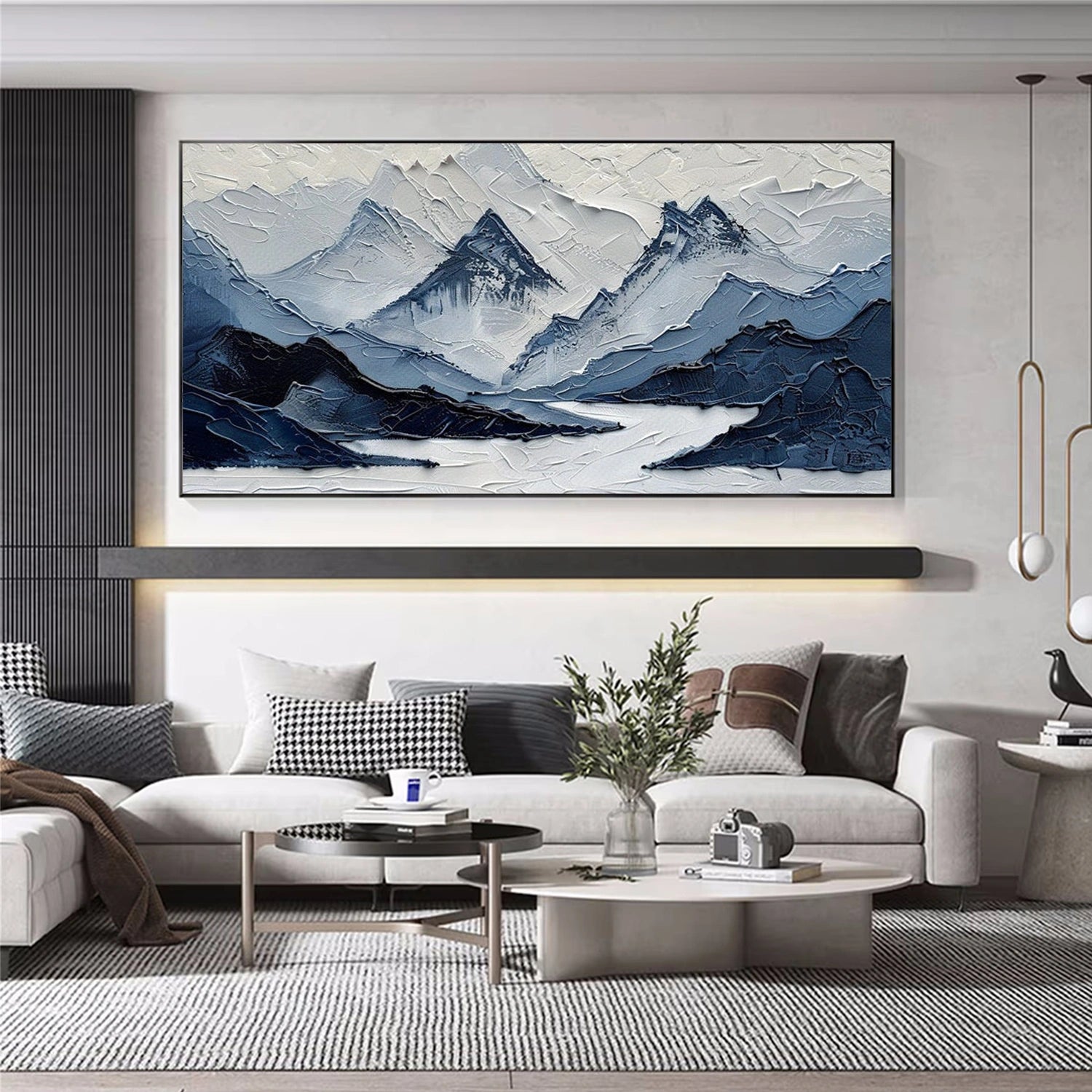 Minimalist Mountain Canvas Art #MM386