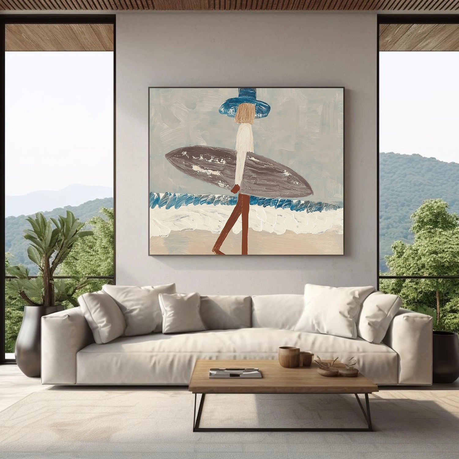 Abstract Portrait Wall Art #AP101