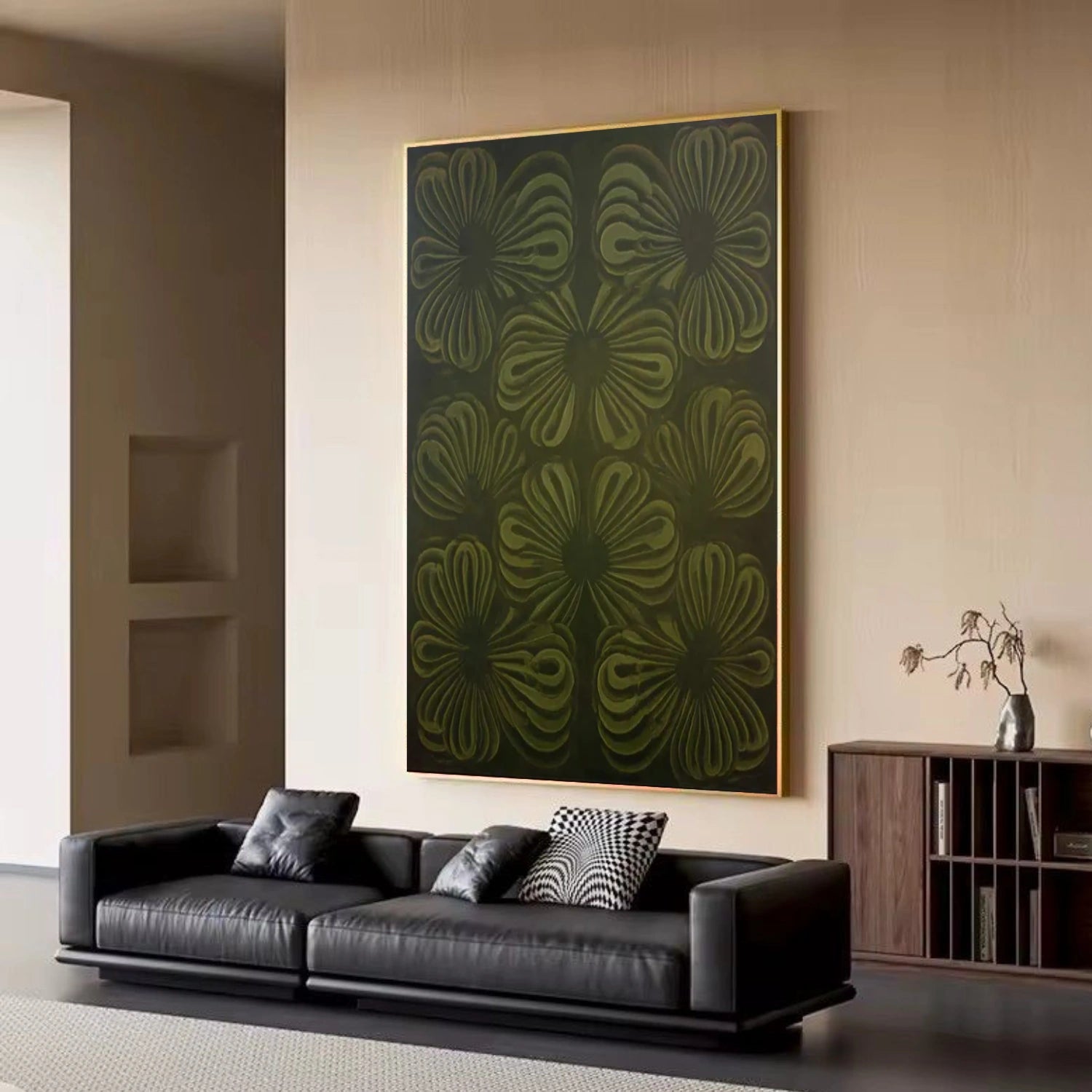Flower & Tree Abstract Wall Art #ML196