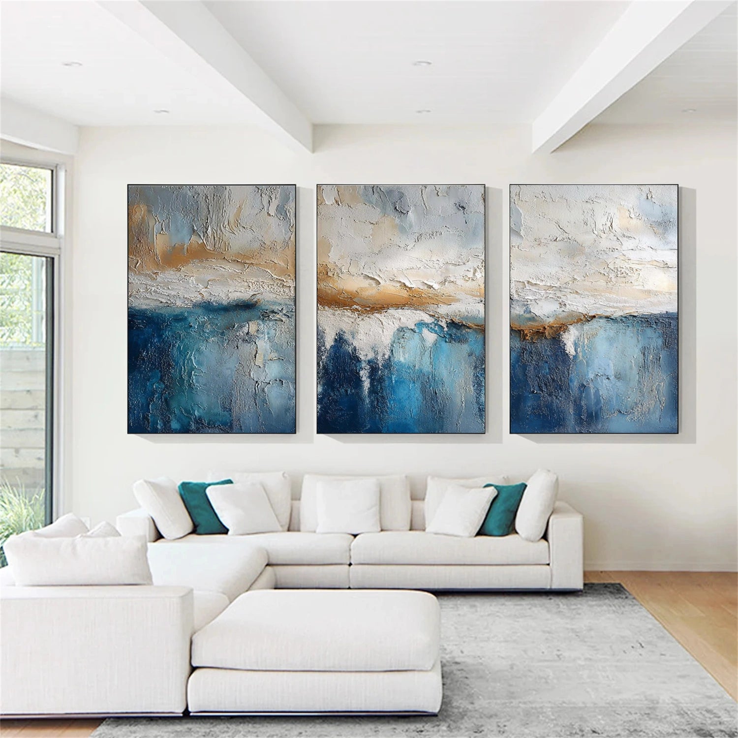 Abstract Canvas Art Set of 3 #WS881
