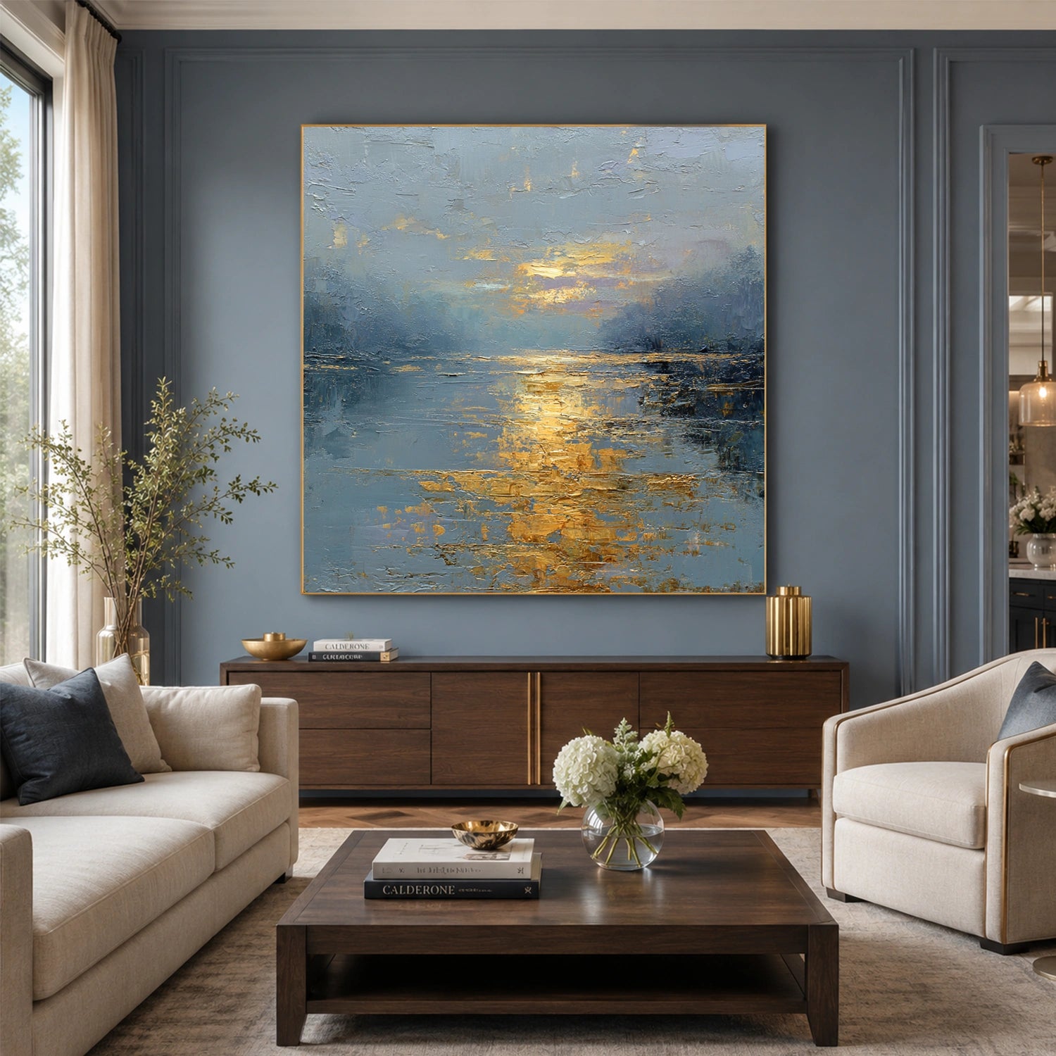 Sea & Sky Abstract Wall Art #MS339