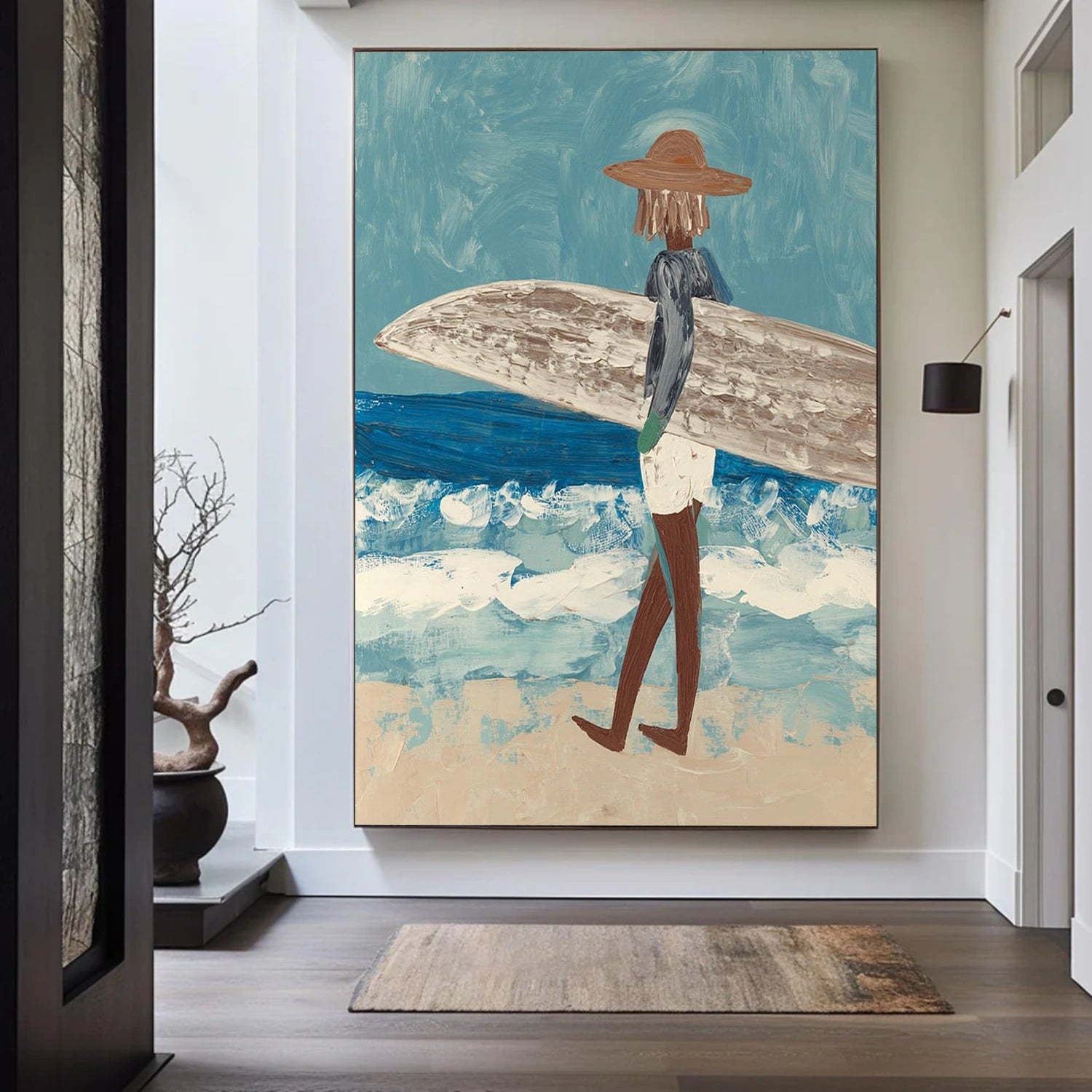 Abstract Portrait Wall Art #AP100