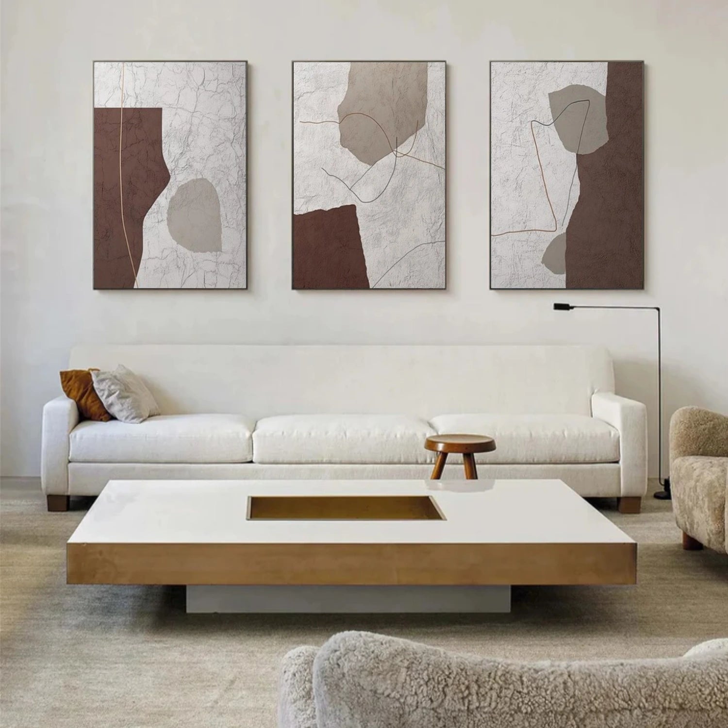 Abstract Canvas Art Set of 3 #WS804
