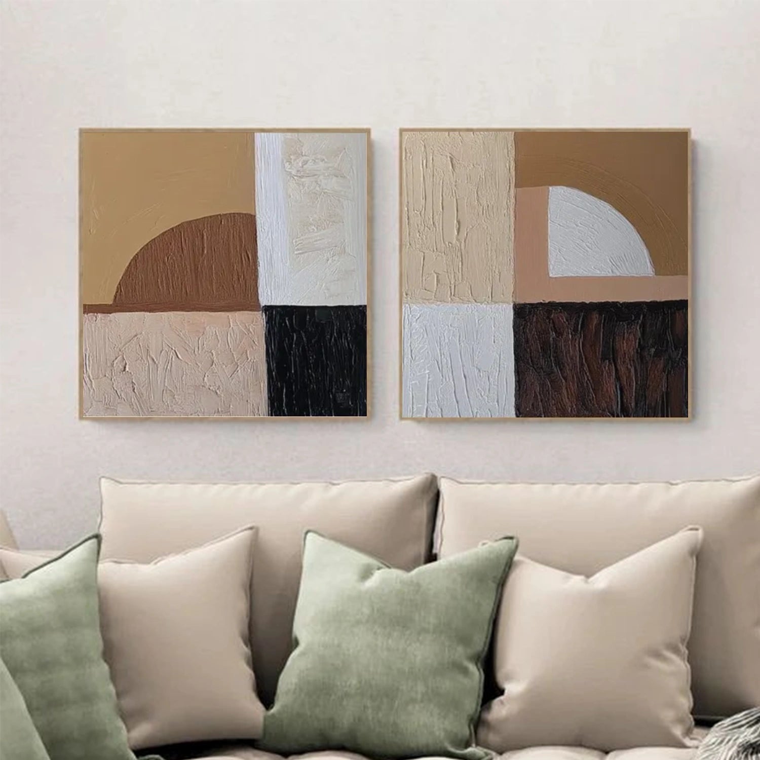 Abstract Canvas Art Set of 2 #WS806