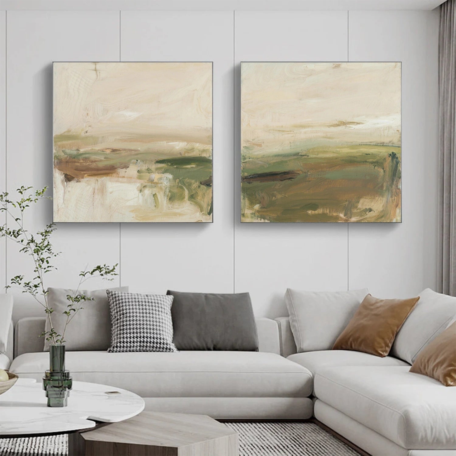 Wabi Sabi Canvas Art Set of 2 #WS757