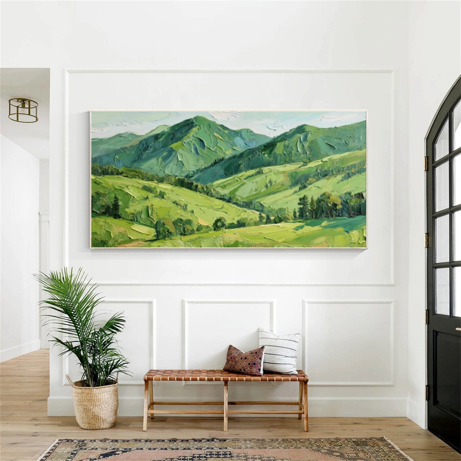 Abstract Mountain Canvas Art #MM280