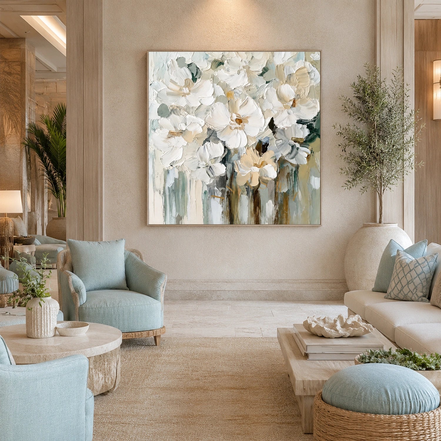 Flower & Tree Abstract Wall Art #ML276