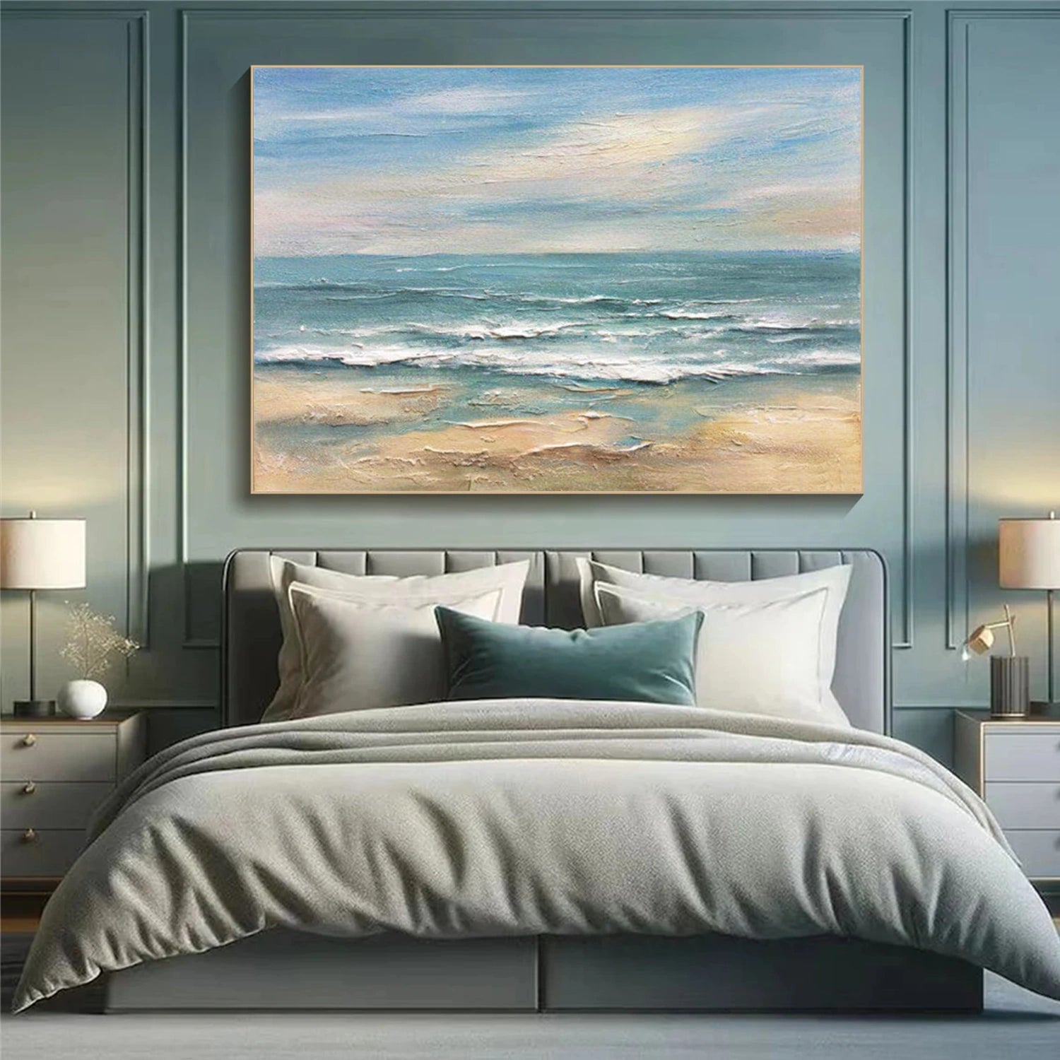 Sea & Sky Abstract Wall Art #MS135