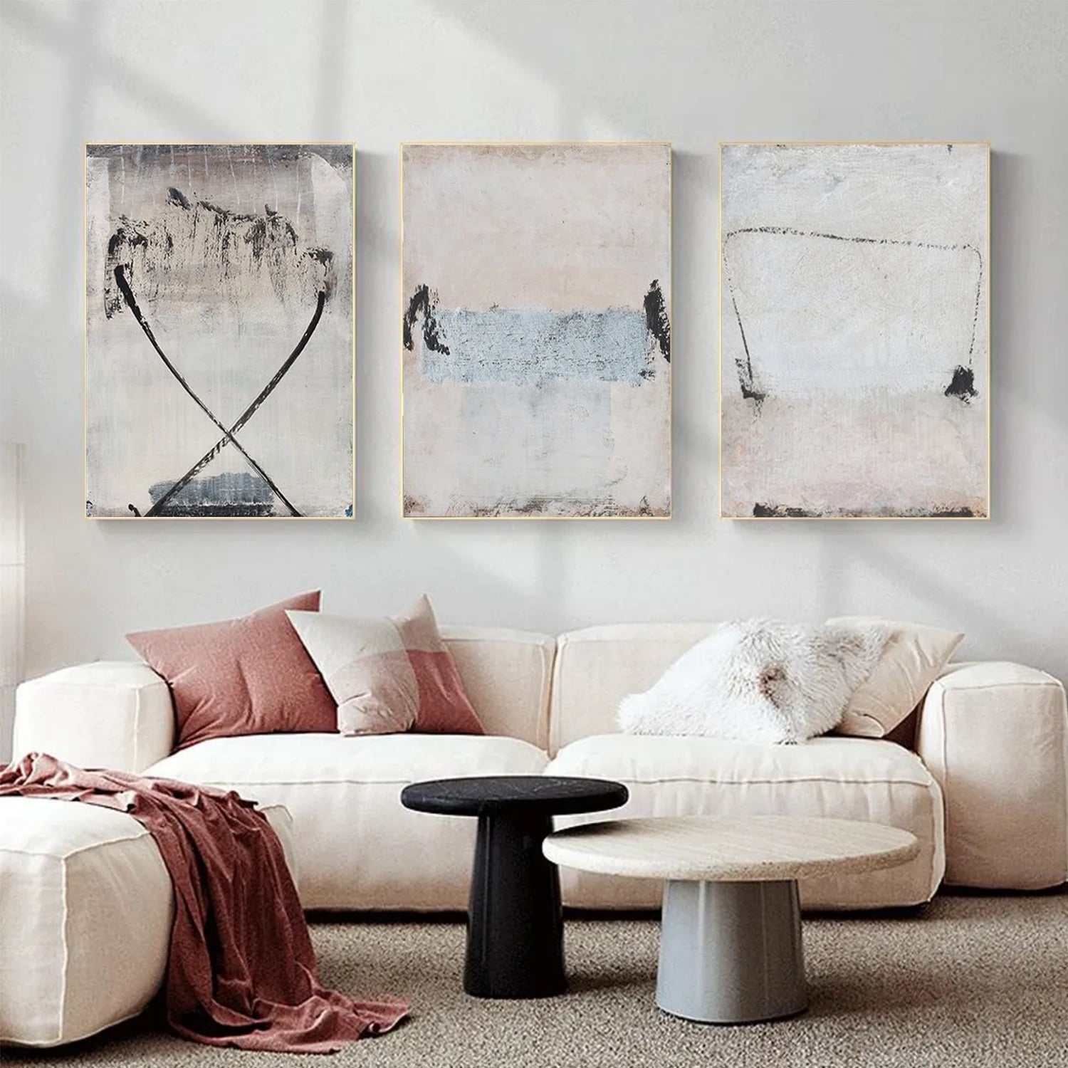 Wabi Sabi Canvas Art Set of 3 #WS685