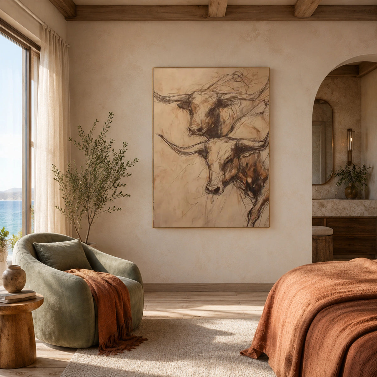 Abstract Animal Wall Art #AL241