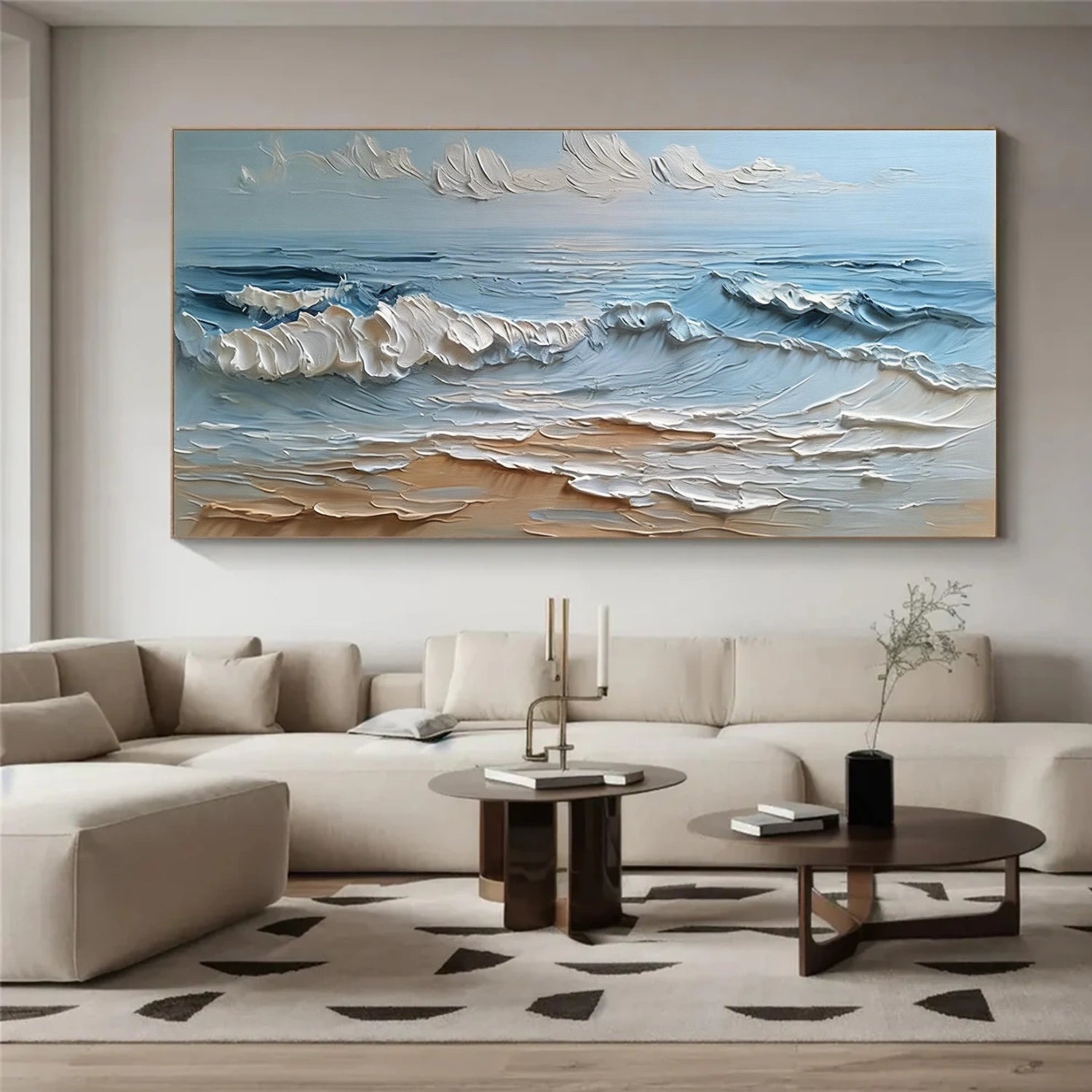 Sea & Sky Abstract Wall Art #MS294