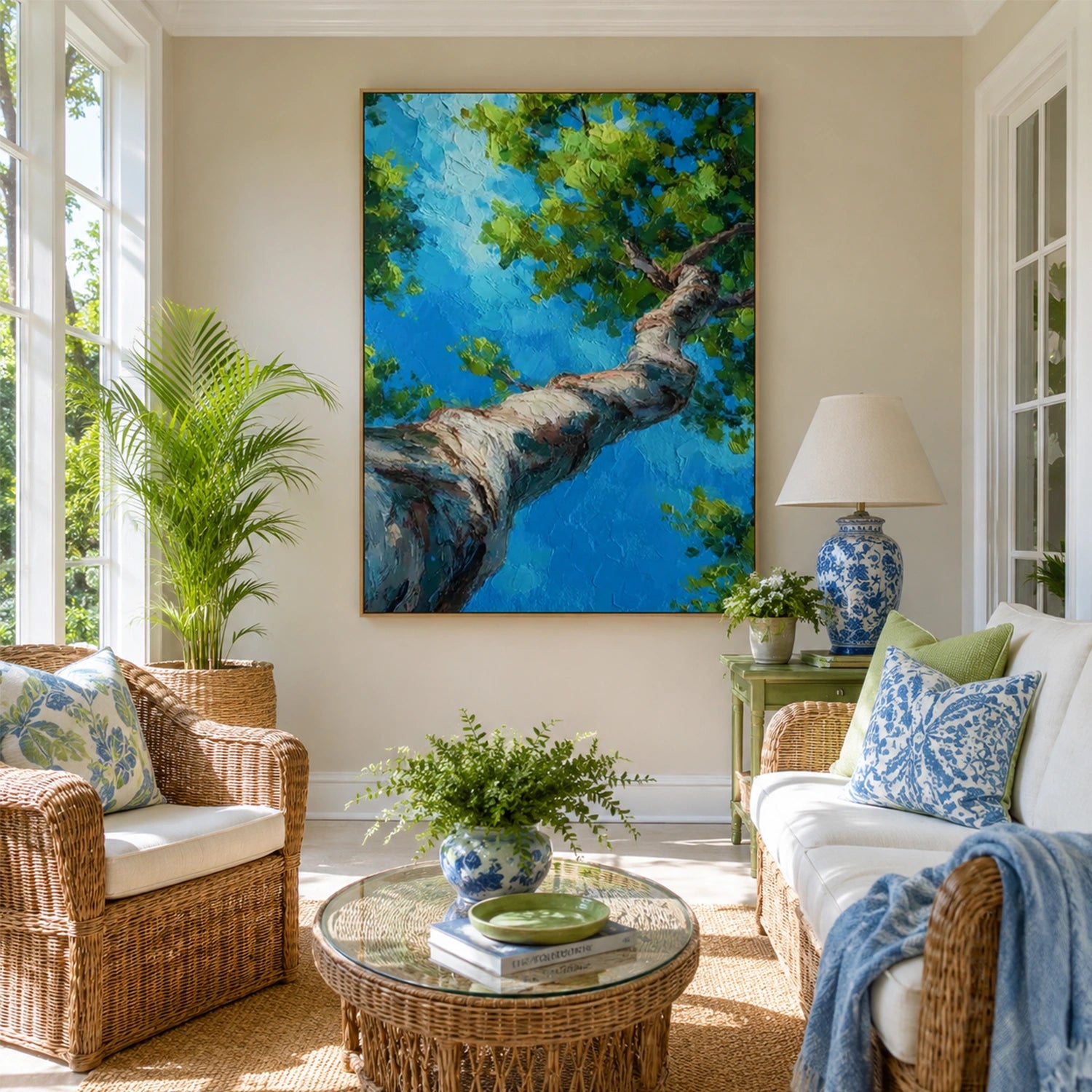 Flower & Tree Abstract Wall Art #ML291