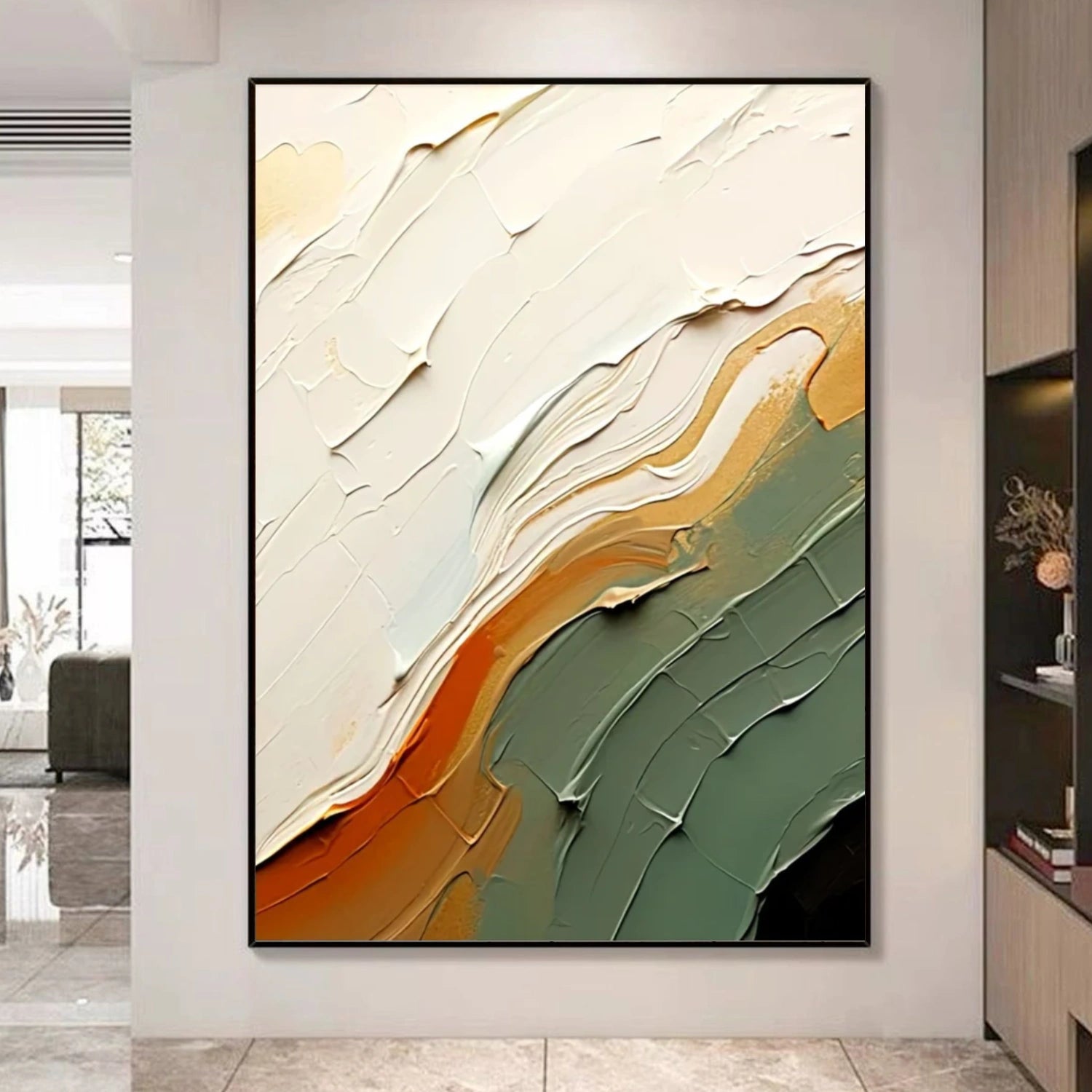 Abstract Textured Canvas Art #WS833