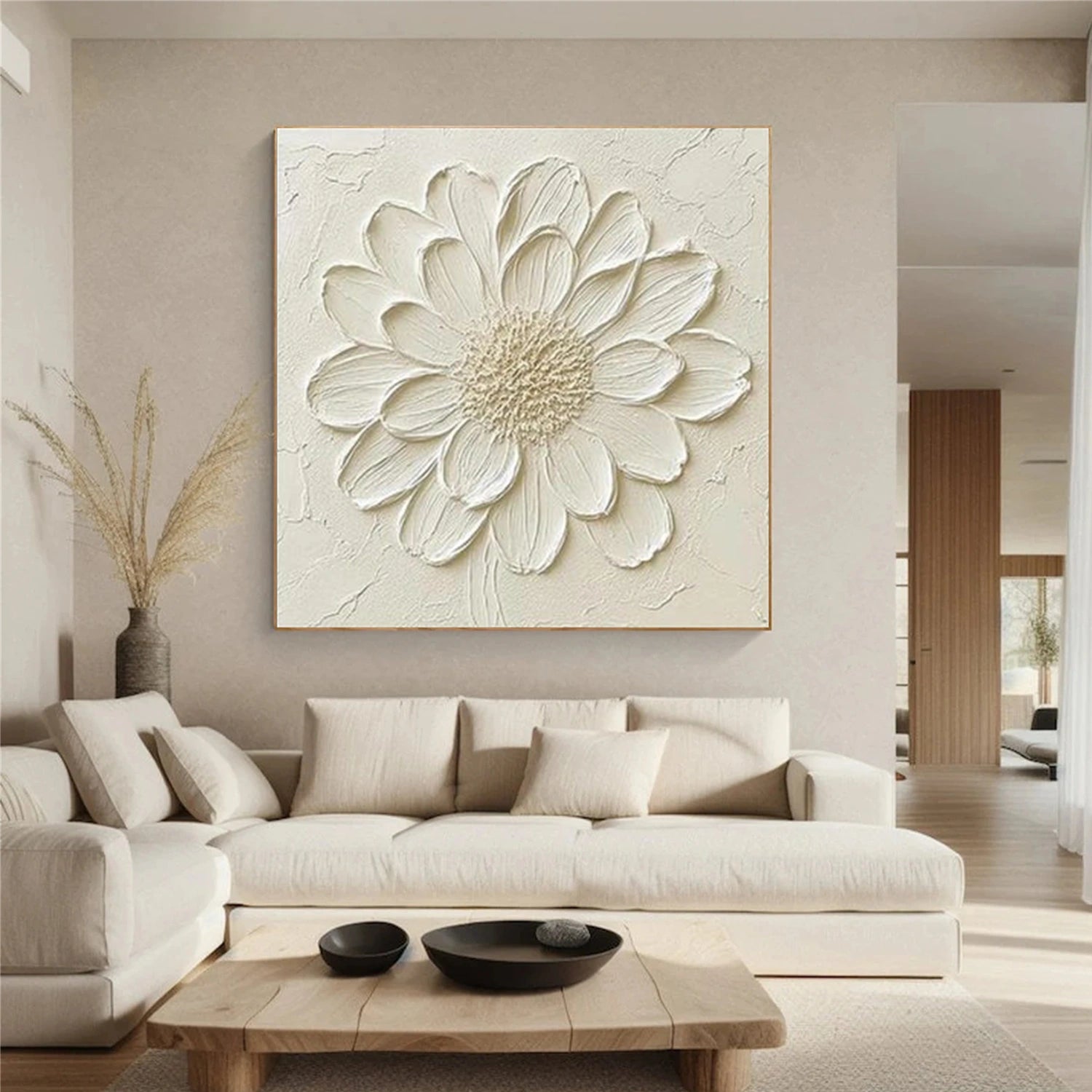 Flower & Tree Abstract Textured Wall Art #ML221