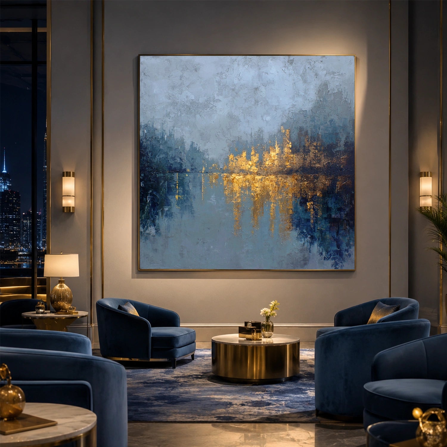Sea & Sky Abstract Wall Art #MS337