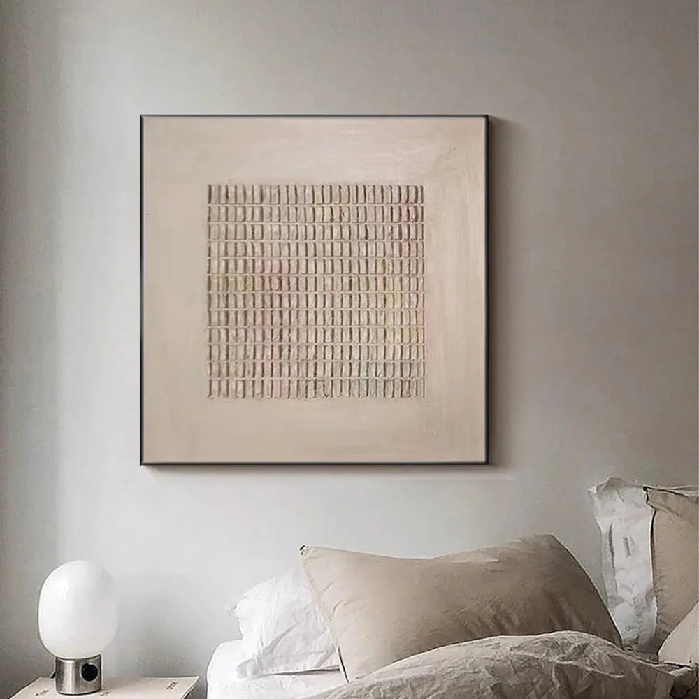 Minimalist Brown & Beige Art #MB002