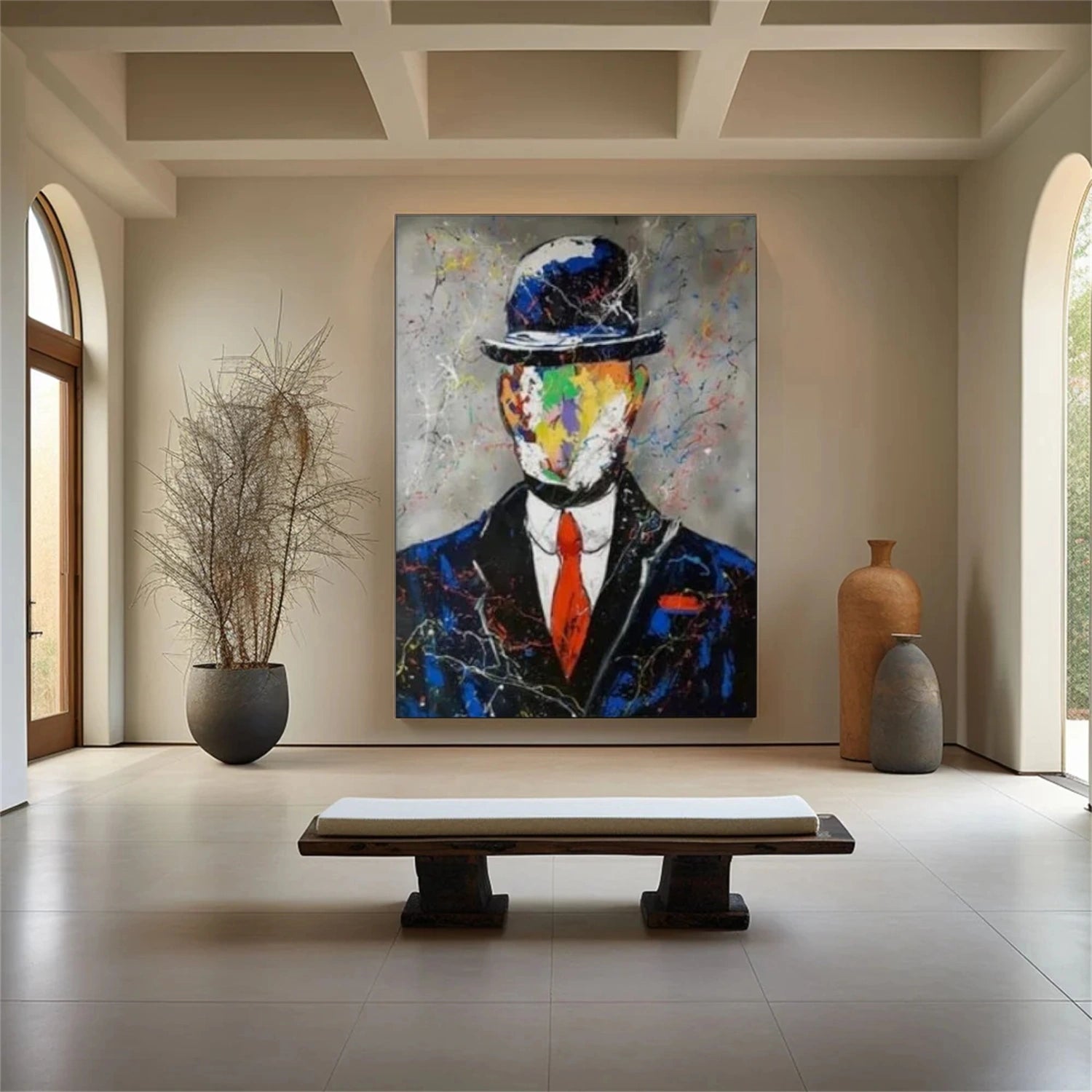 Abstract Portrait Wall Art #AP067