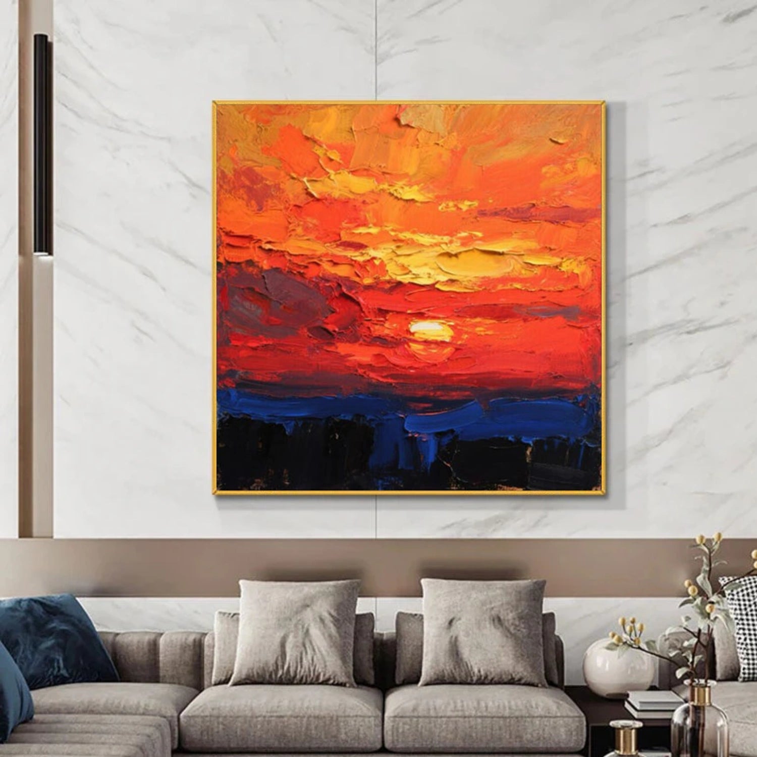 Minimalist Mountain Canvas Art #MM343