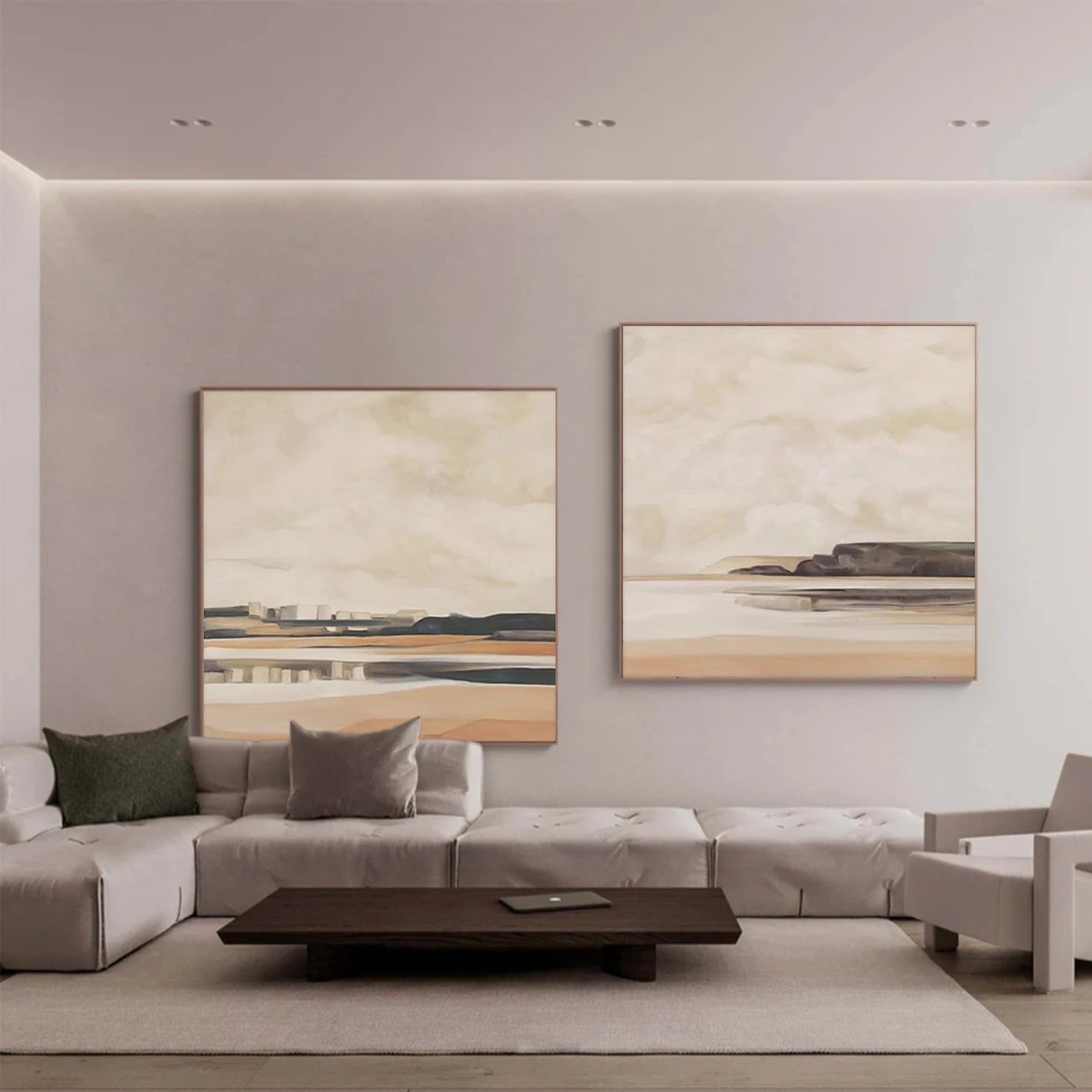 Abstract Canvas Art Set of 2 #WS884