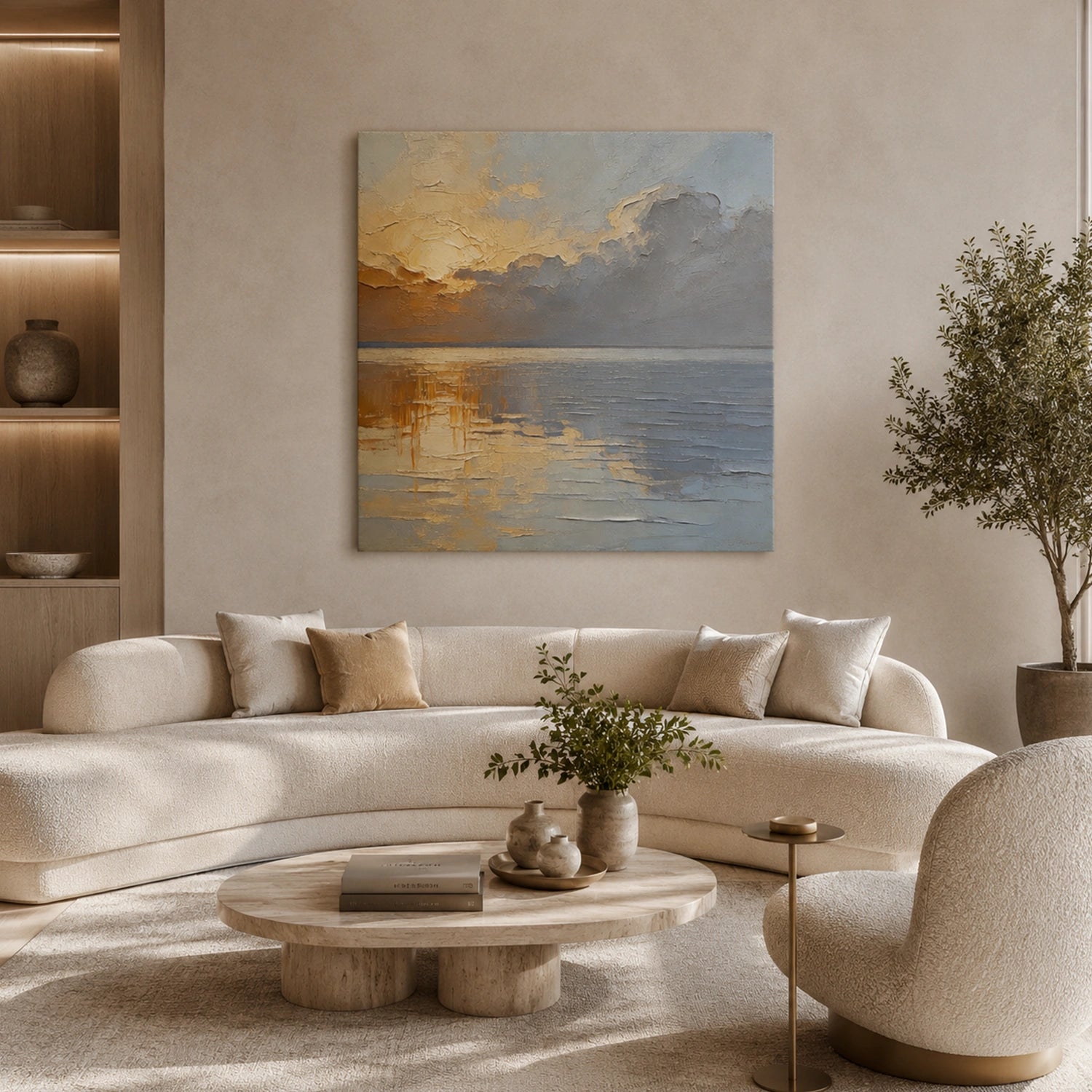Sea & Sky Abstract Wall Art #MS334