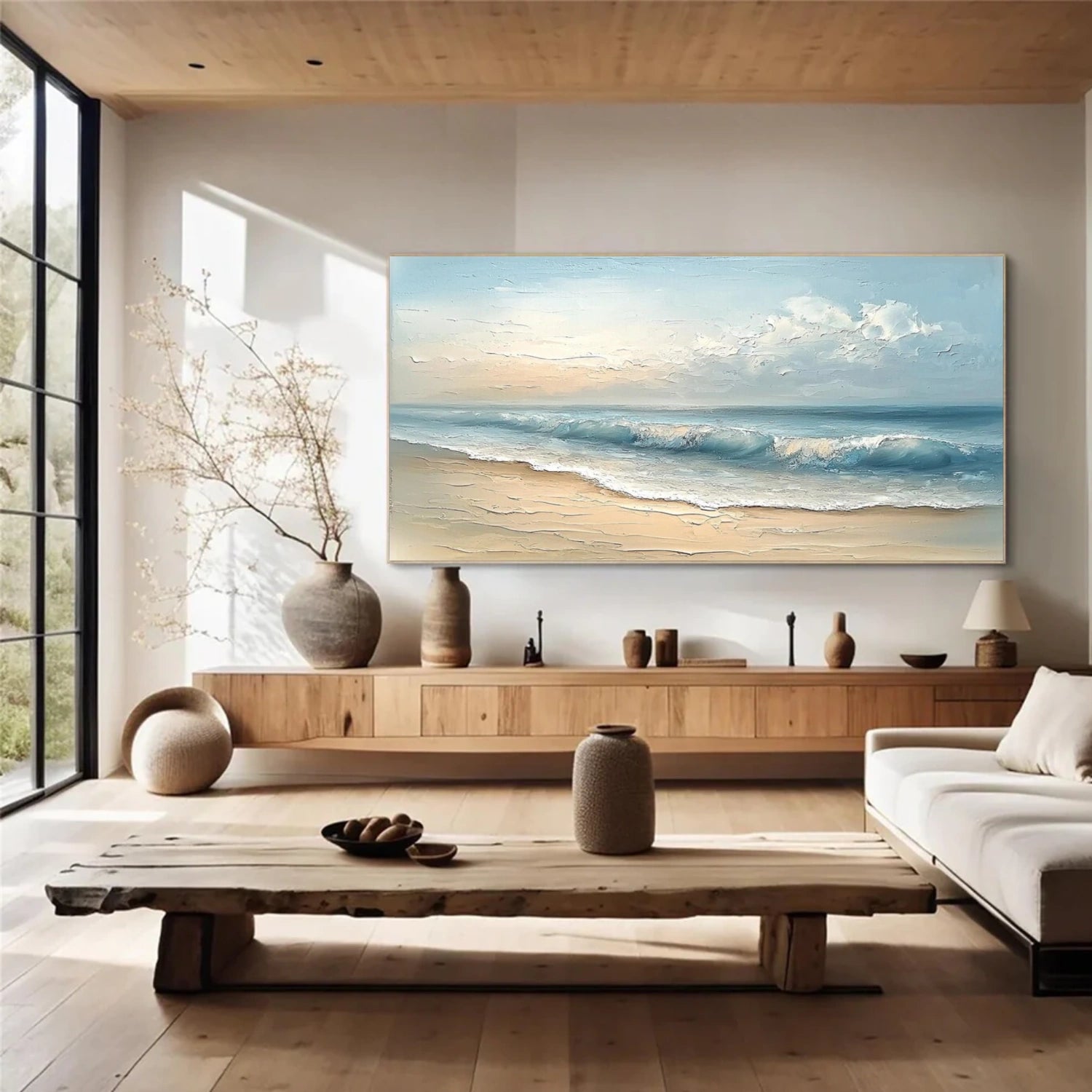 Sea & Sky Abstract Wall Art #MS193