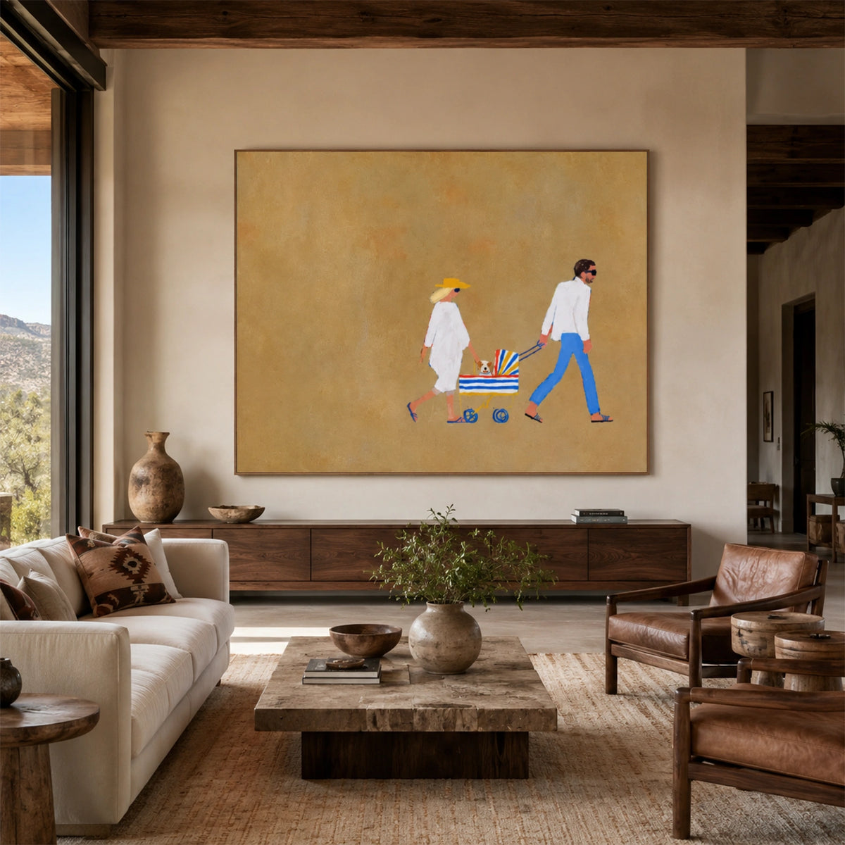 Abstract Portrait Wall Art #AP163