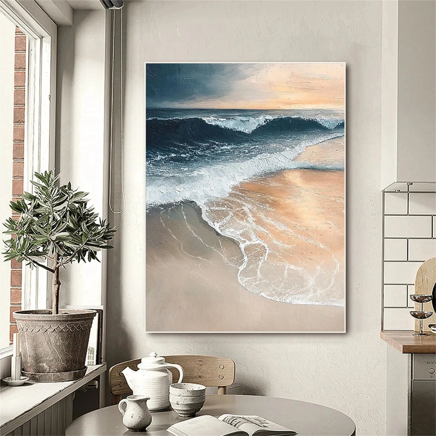 Sea & Sky Abstract Wall Art #MS268