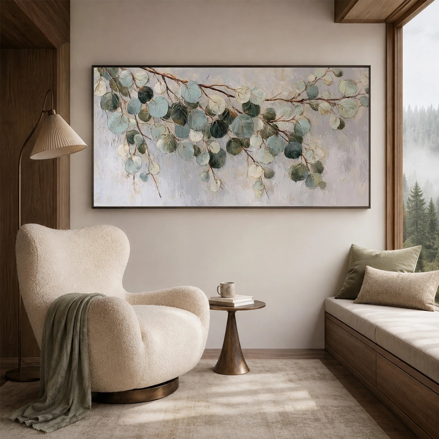 Flower & Tree Abstract Wall Art #ML280