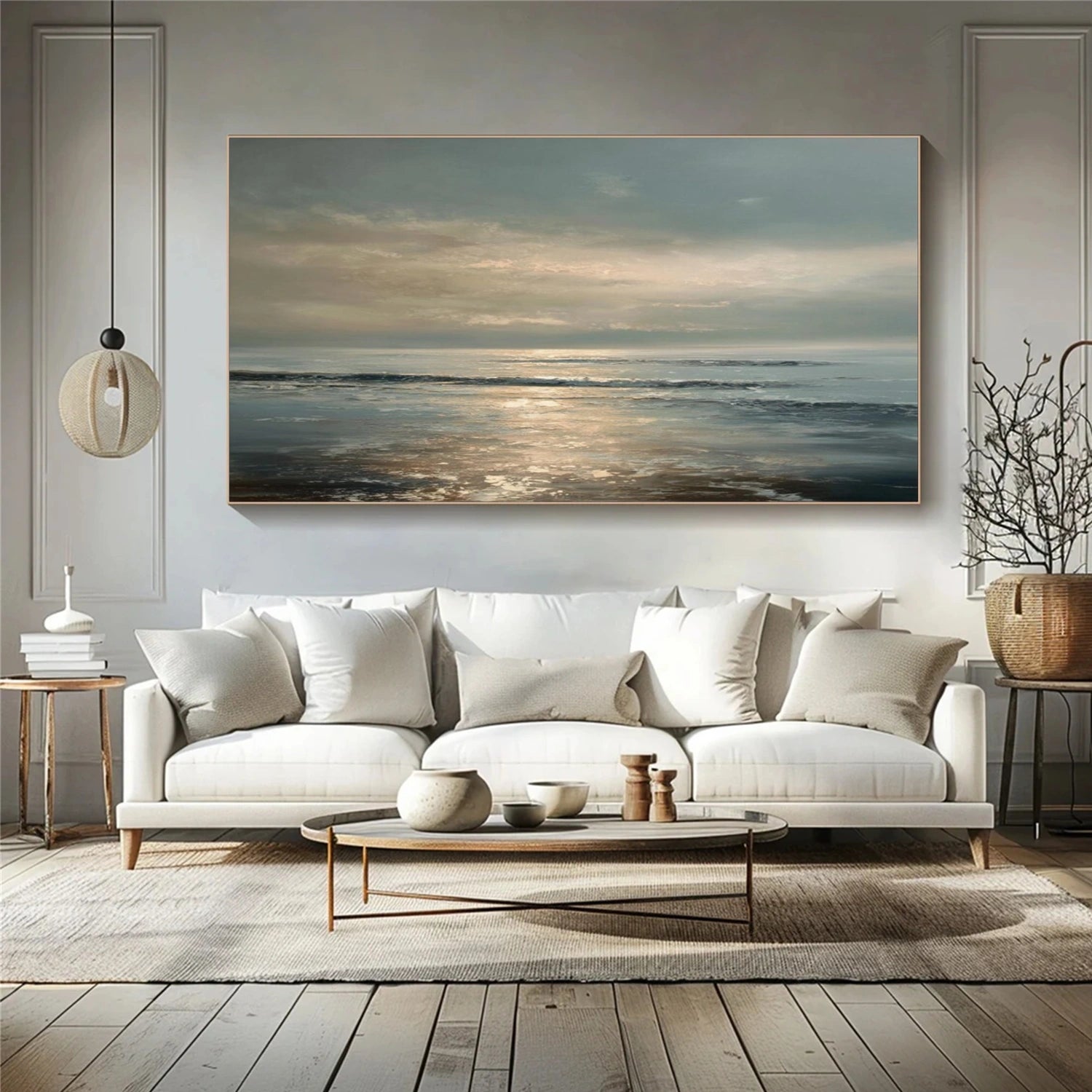 Sea & Sky Abstract Wall Art #MS189