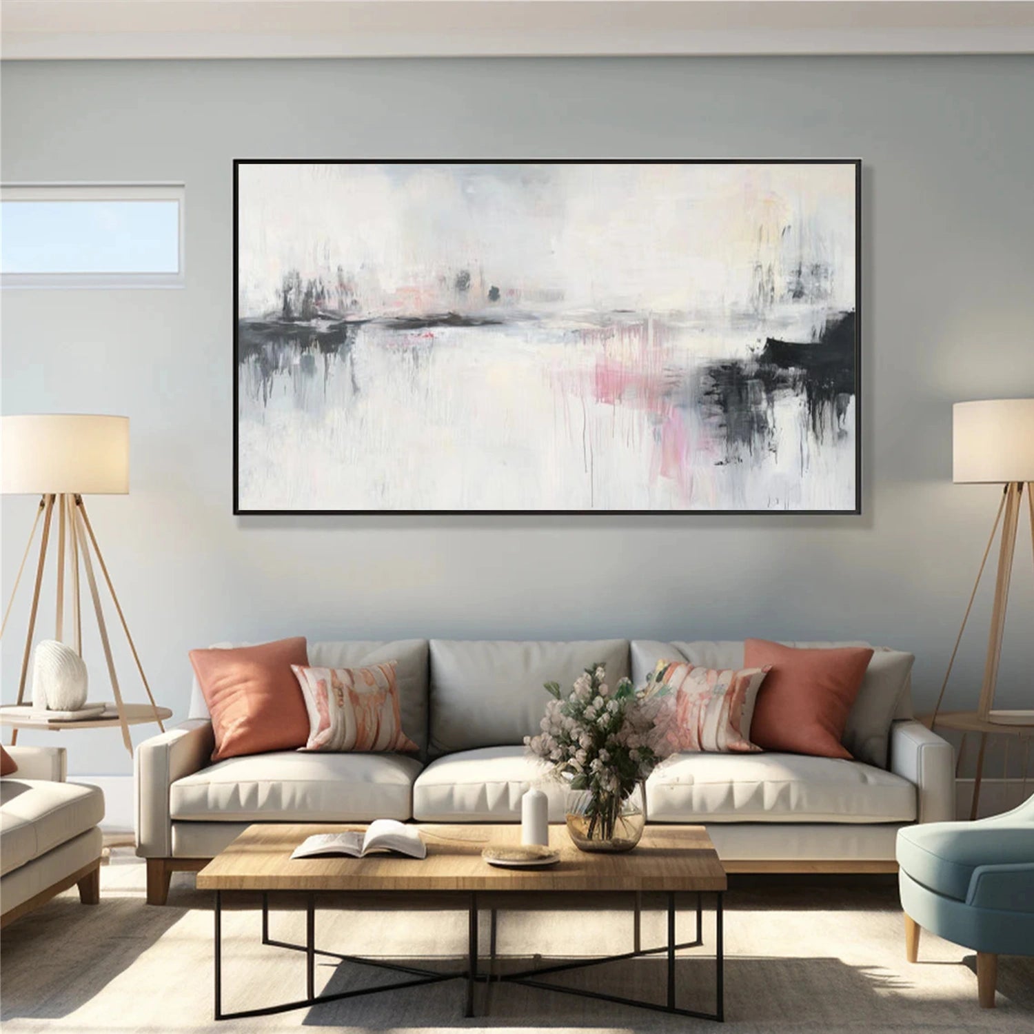 Abstract Canvas Art #WS959