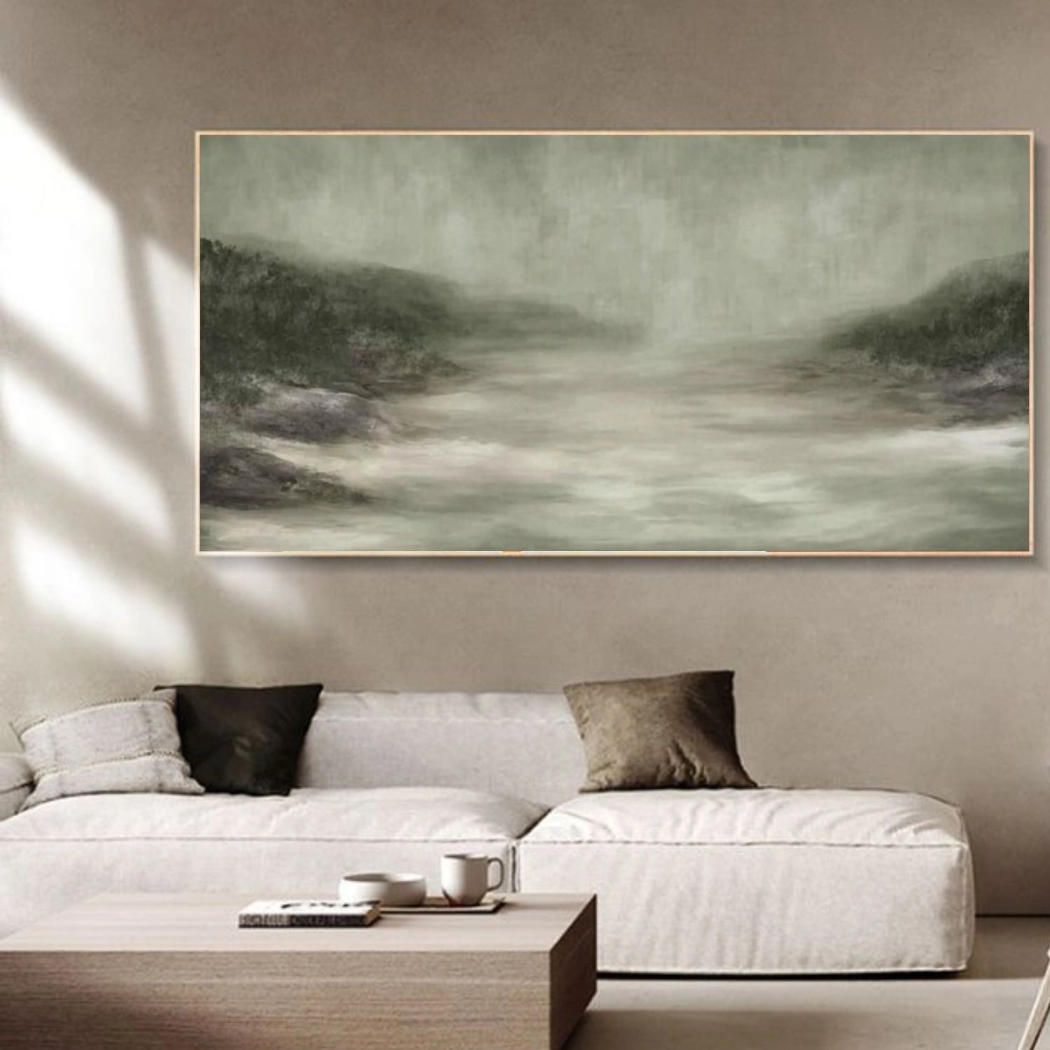 Abstract Mountain Canvas Art #MM282