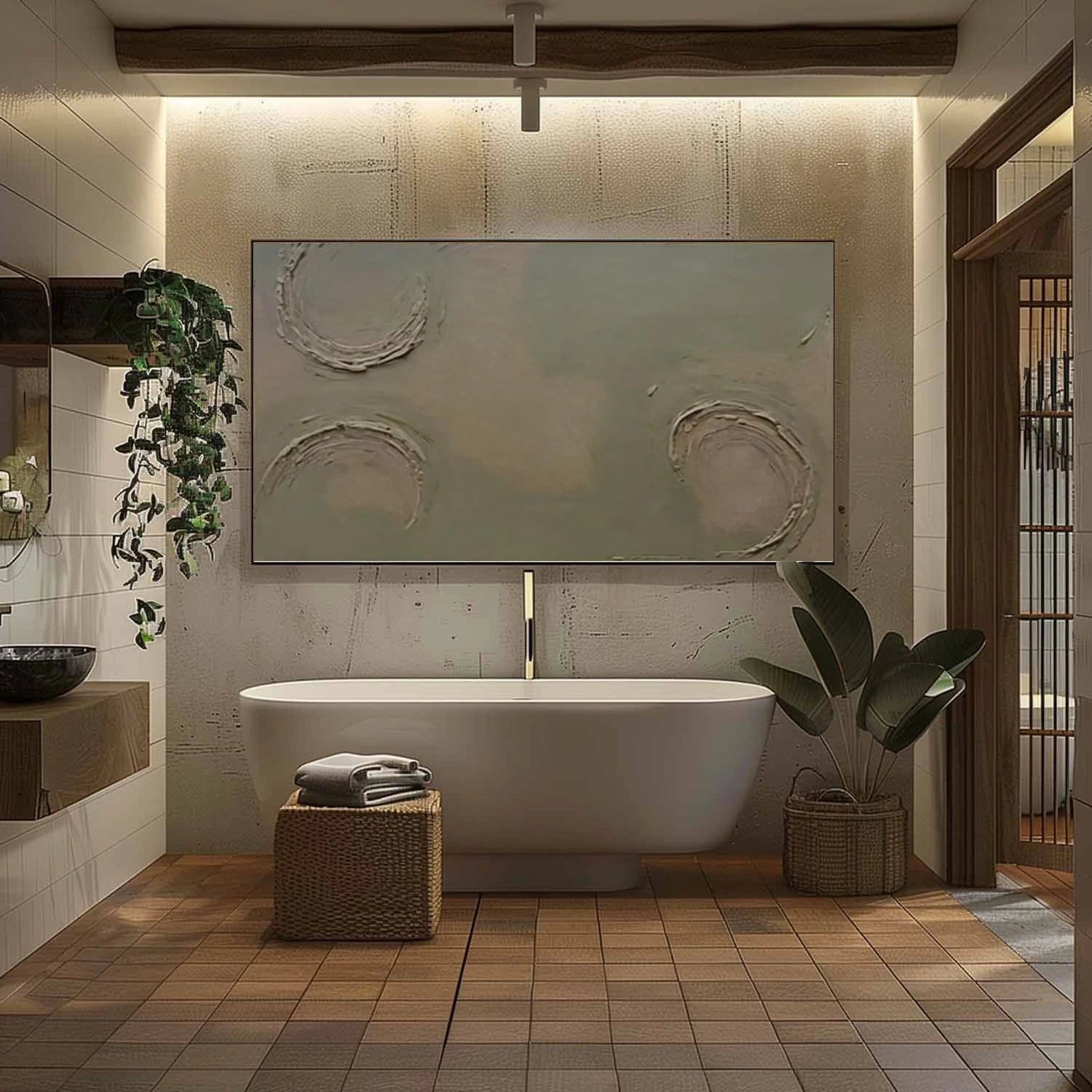 Minimalist Textured Canvas Art Set of 3 #MM306