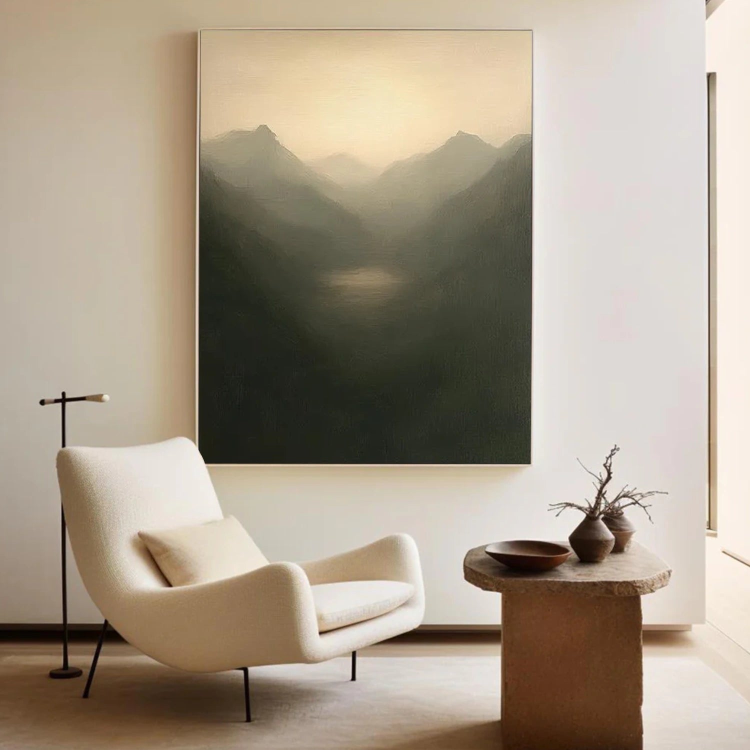 Minimalist Mountain Canvas Art #MM323