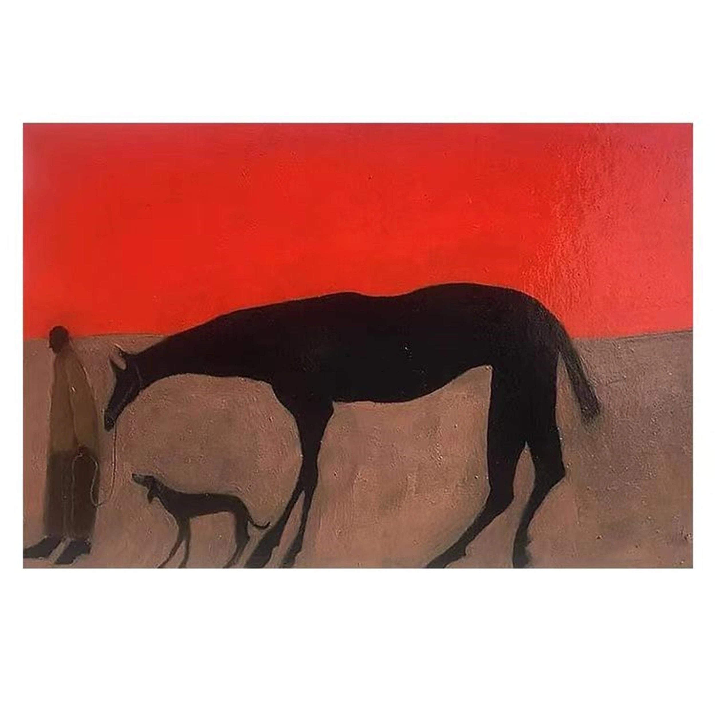 Colorful Horse Abstract Animal Wall Art #AL025