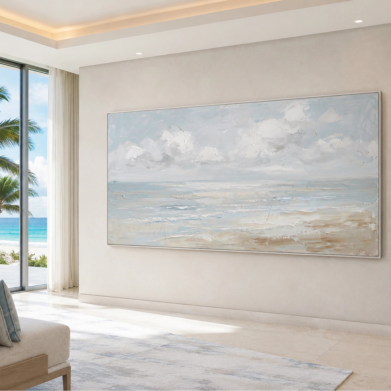 Sea & Sky Abstract Wall Art #MS351