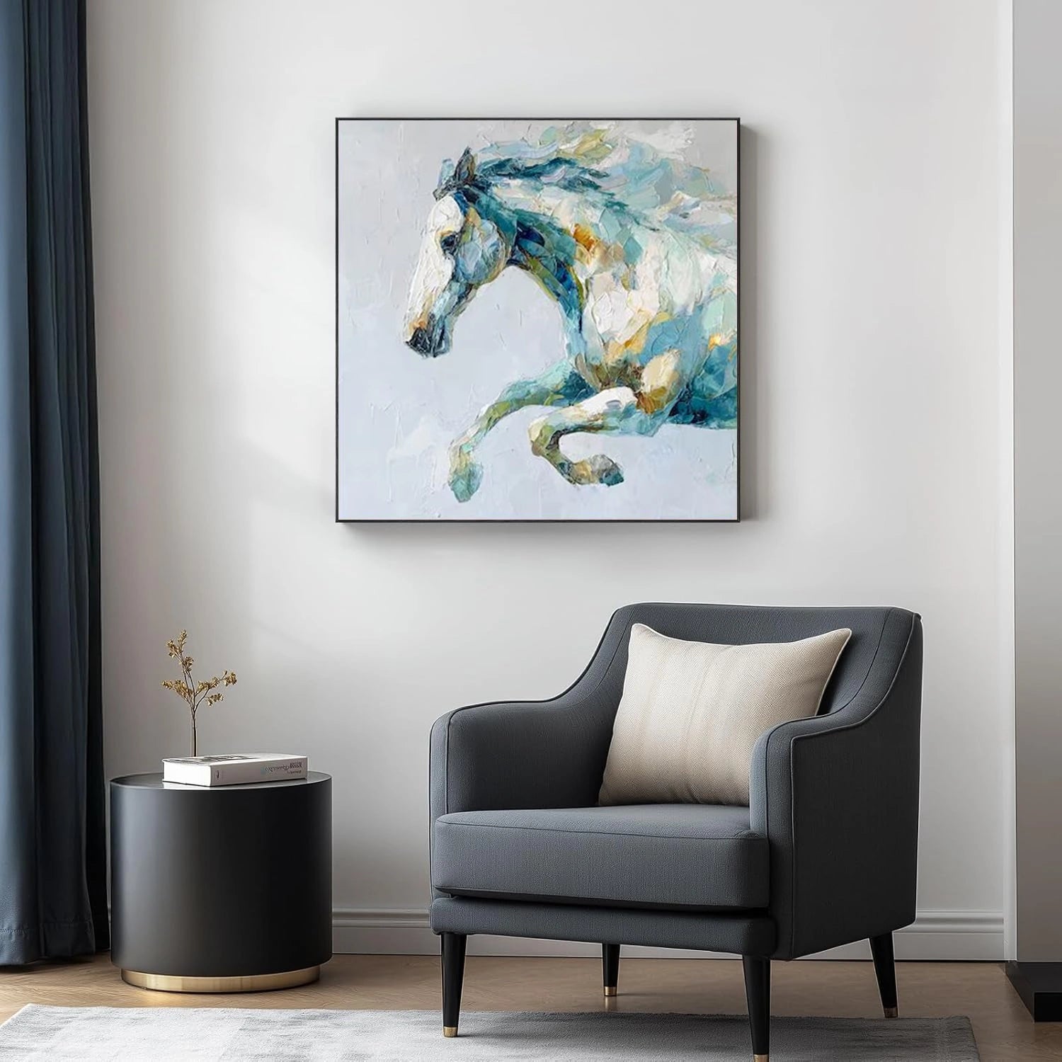 Abstract Animal Horse Wall Art #AL159