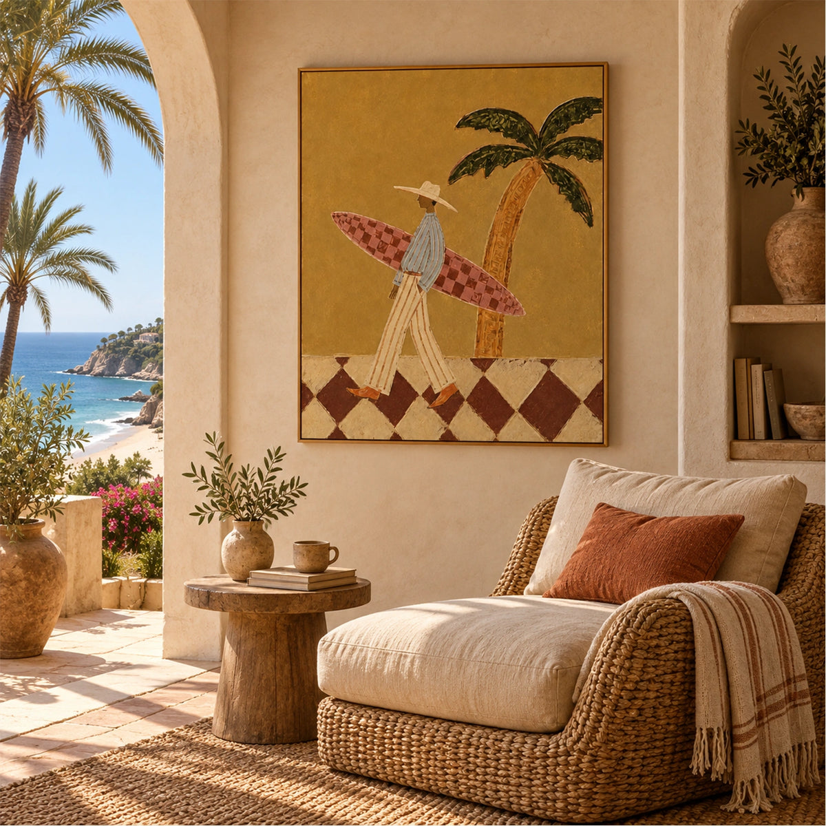 Abstract Portrait Wall Art #AP144