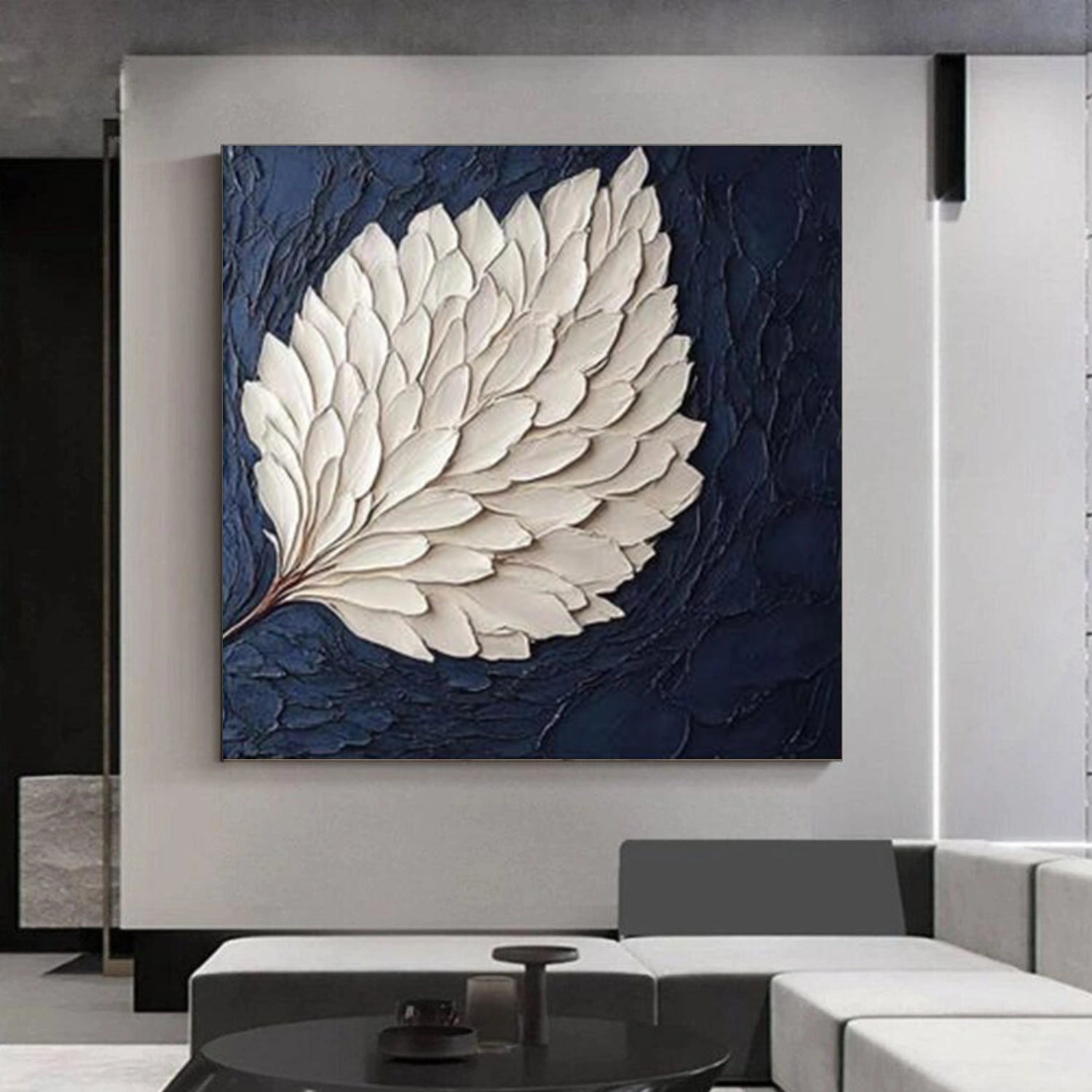 Flower & Tree Abstract Textured Wall Art #ML209