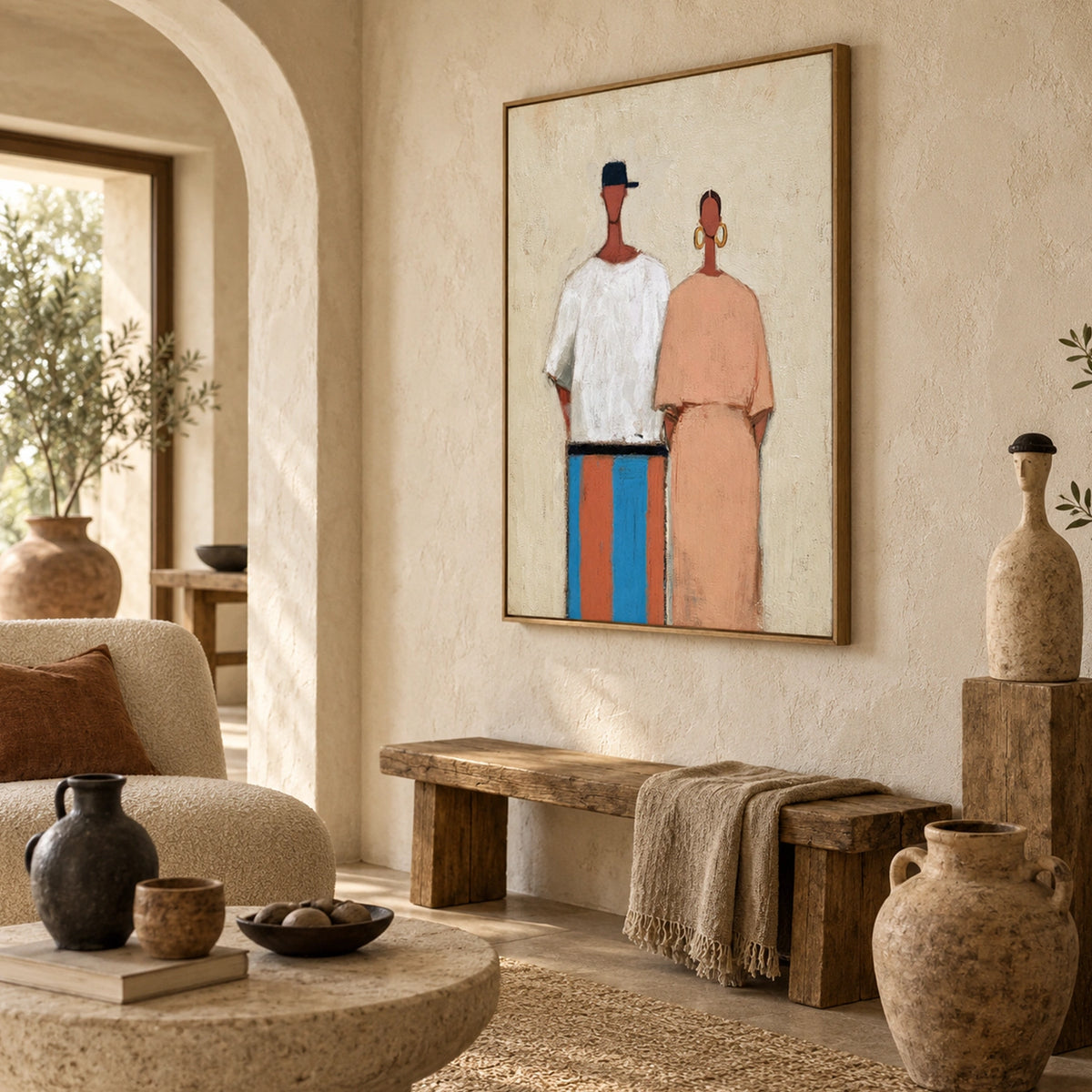 Abstract Portrait Wall Art #AP153