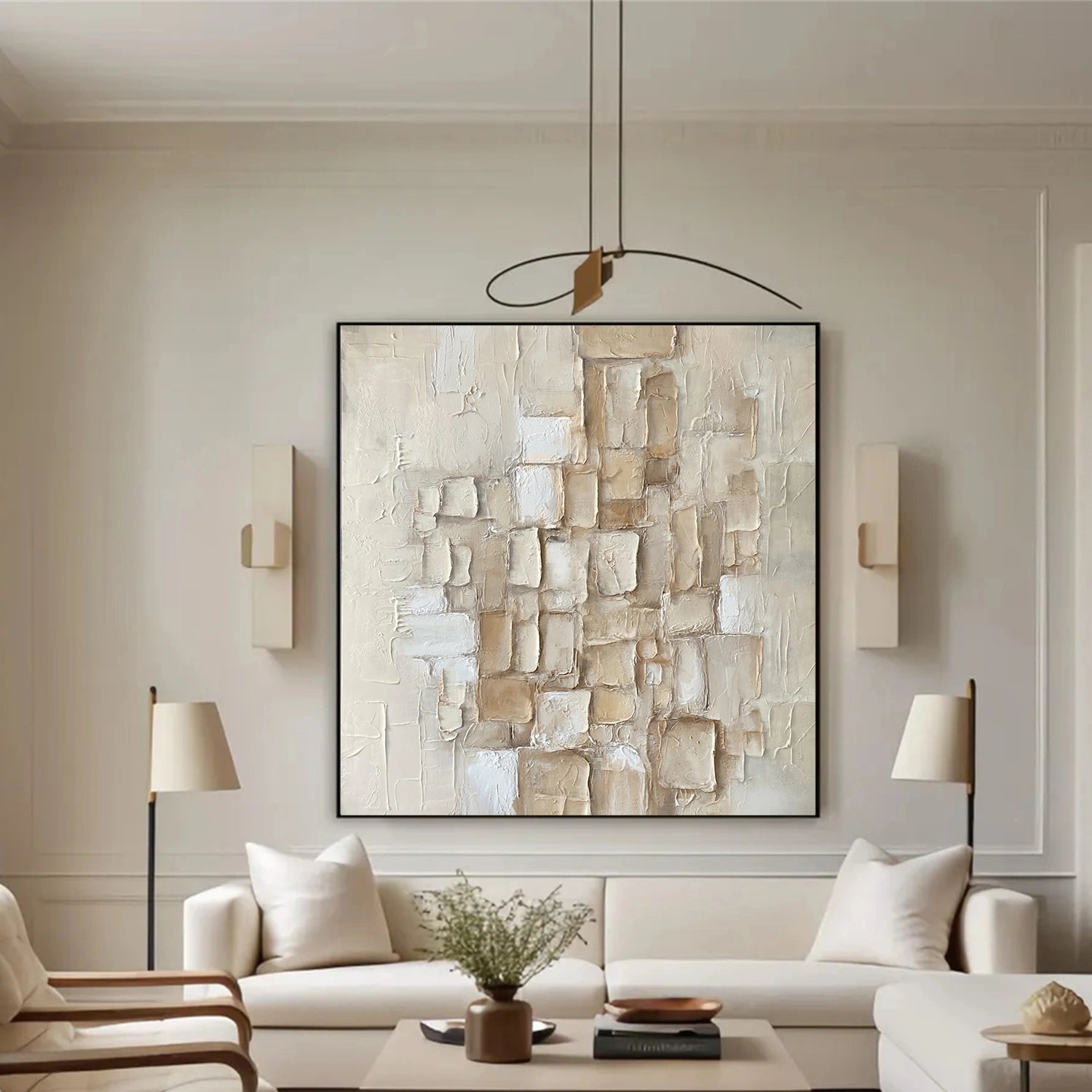 Abstract Textured Canvas Art #WS822